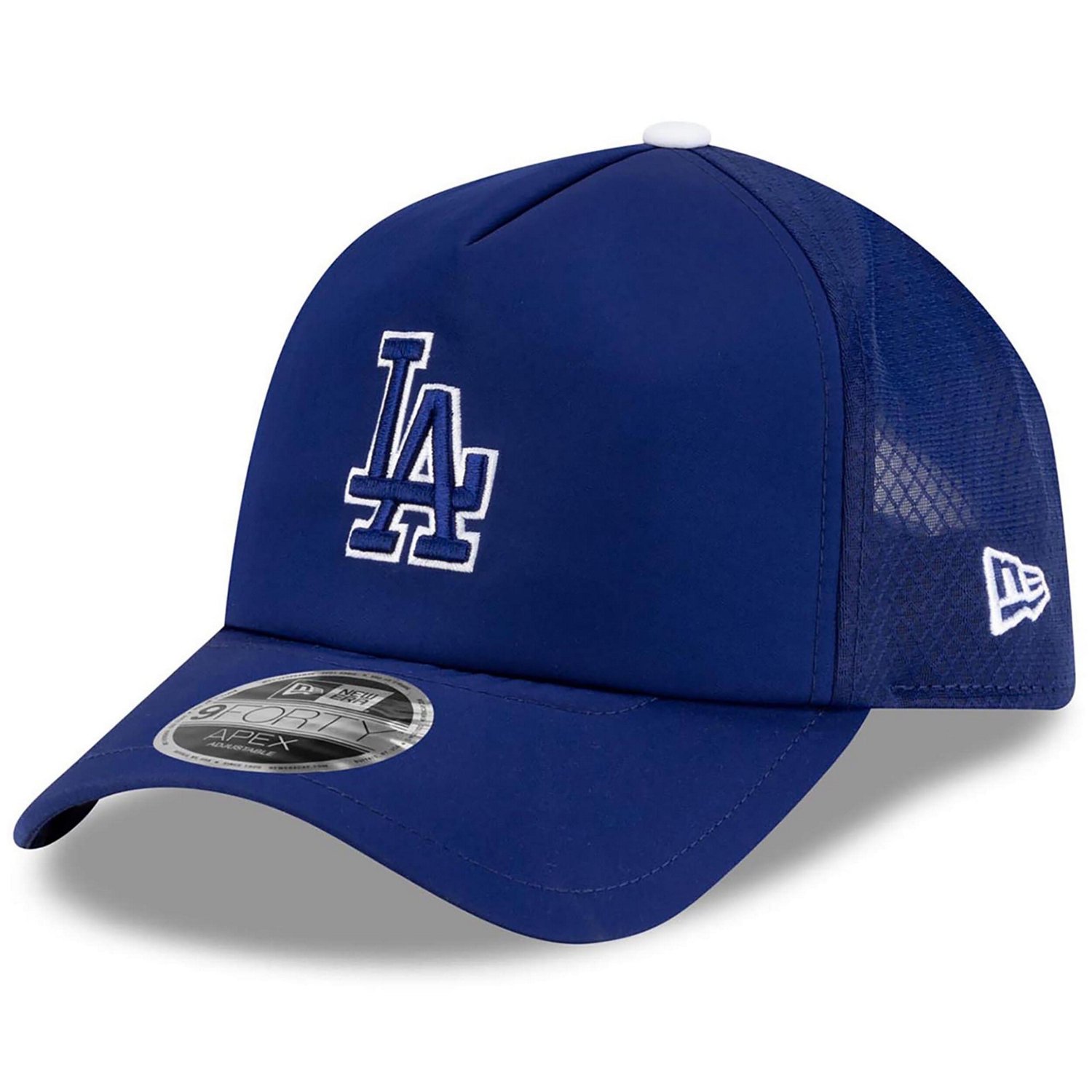 New Era Los Angeles Dodgers 2026 Batting Practice Apex 9FORTY Adjustable Trucker Hat