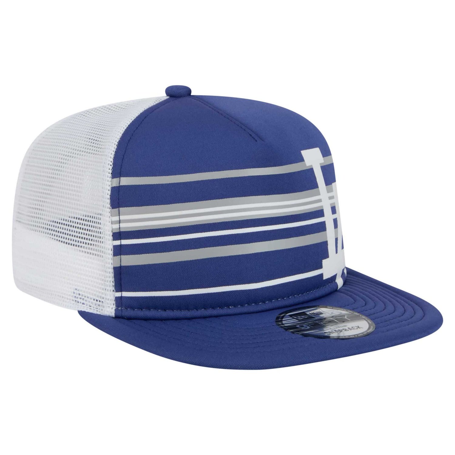 New Era Los Angeles Dodgers 9FIFTY A-Frame Trucker Snapback Hat - view number 3