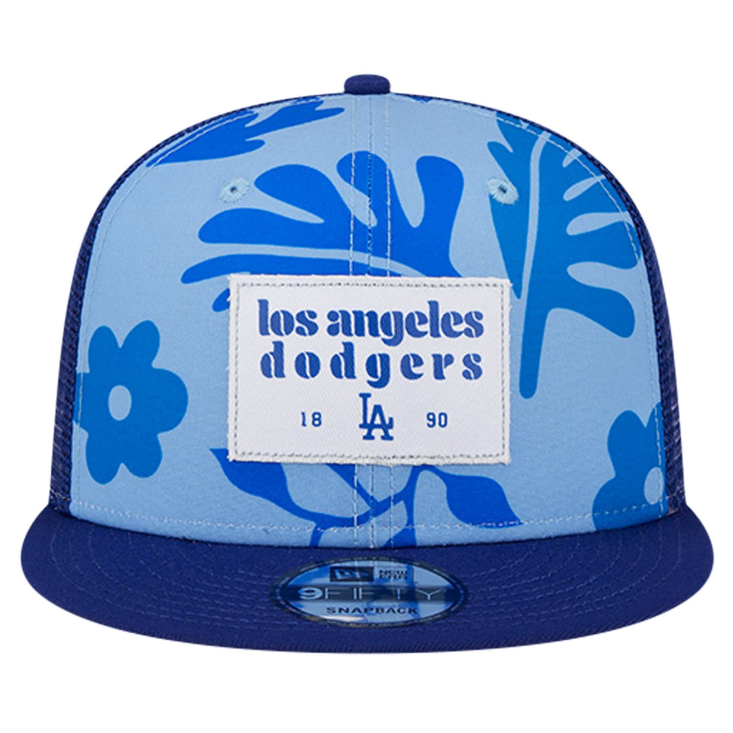 New Era Los Angeles Dodgers Bikini Bottom Trucker 9FIFTY Snapback Hat