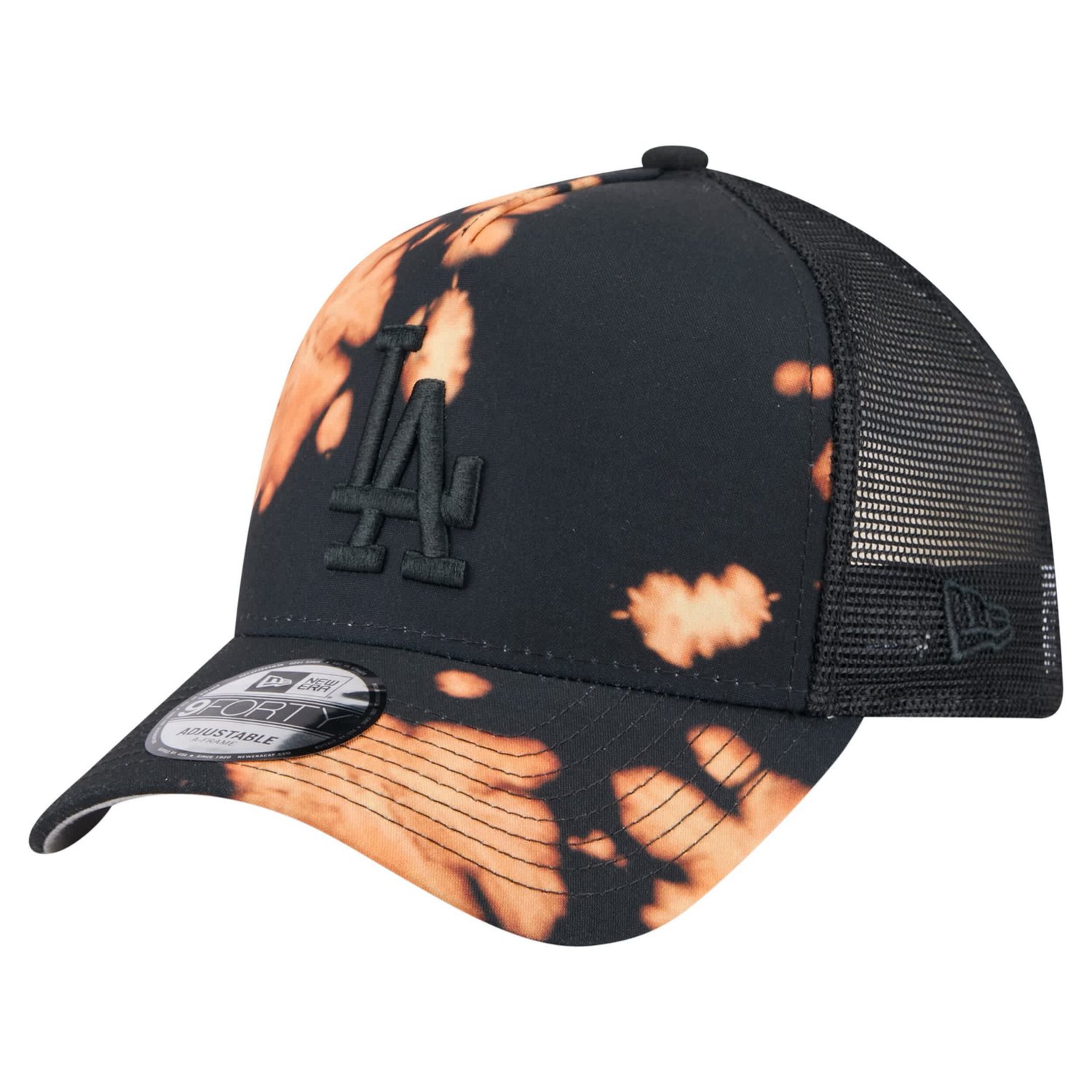 New Era Los Angeles Dodgers Bleached A-Frame 9FORTY Adjustable Hat