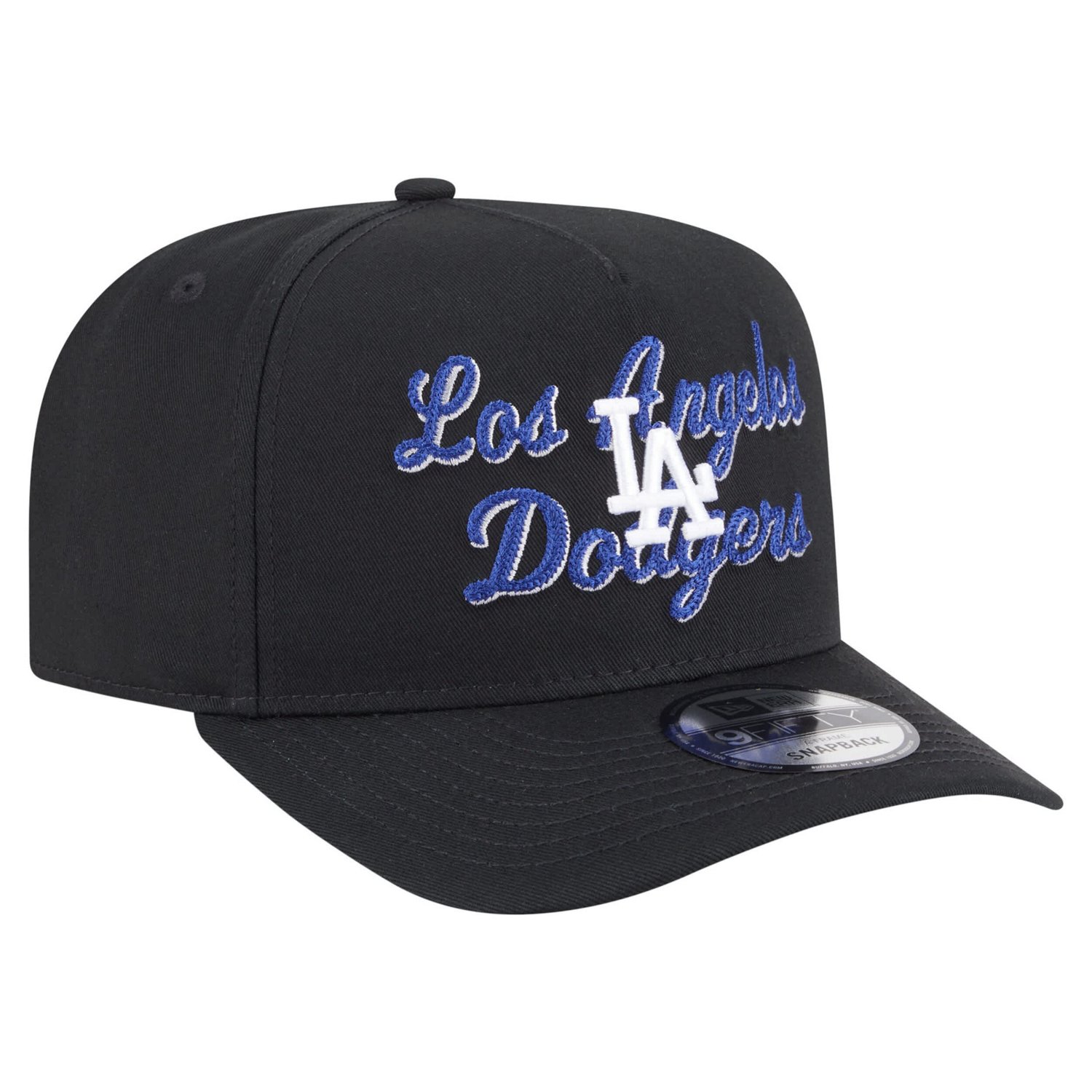 New Era Los Angeles Dodgers Chainstitch 9FIFTY A-Frame Snapback Hat - view number 3
