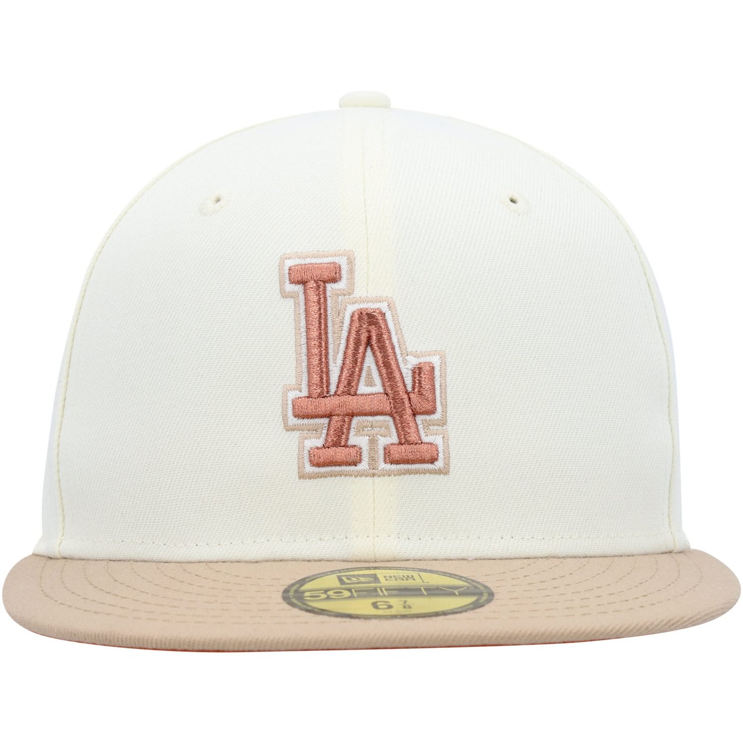 New Era Los Angeles Dodgers Chrome Camel Rust Undervisor 59FIFTY Fitted Hat
