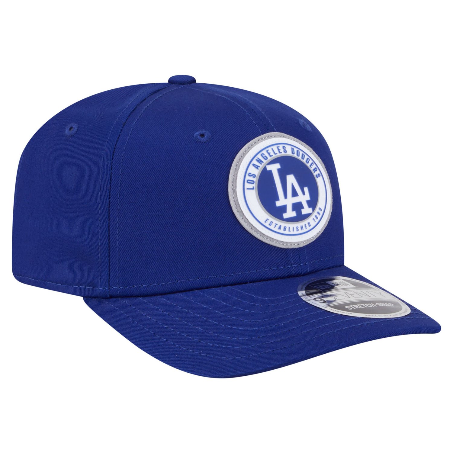 New Era Los Angeles Dodgers Circle Patch 9SEVENTY Stretch-Snap Hat