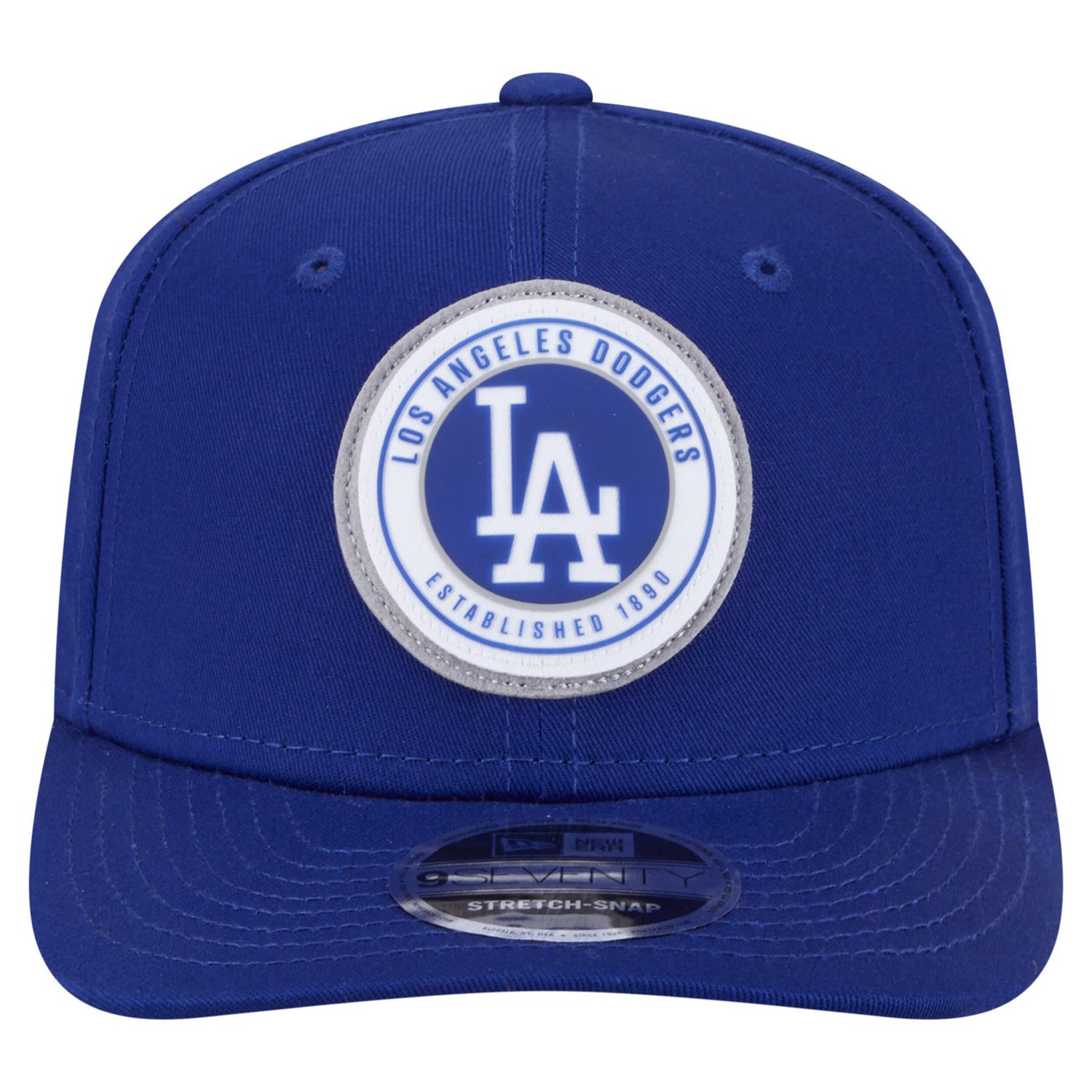 New Era Los Angeles Dodgers Circle Patch 9SEVENTY Stretch-Snap Hat