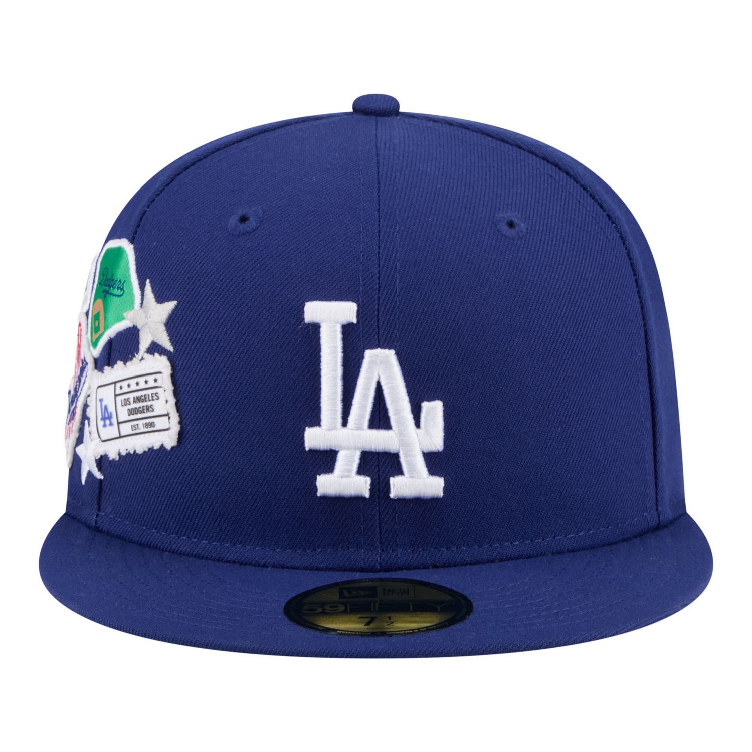 New Era Los Angeles Dodgers City Patch 59FIFTY Fitted Hat - view number 2