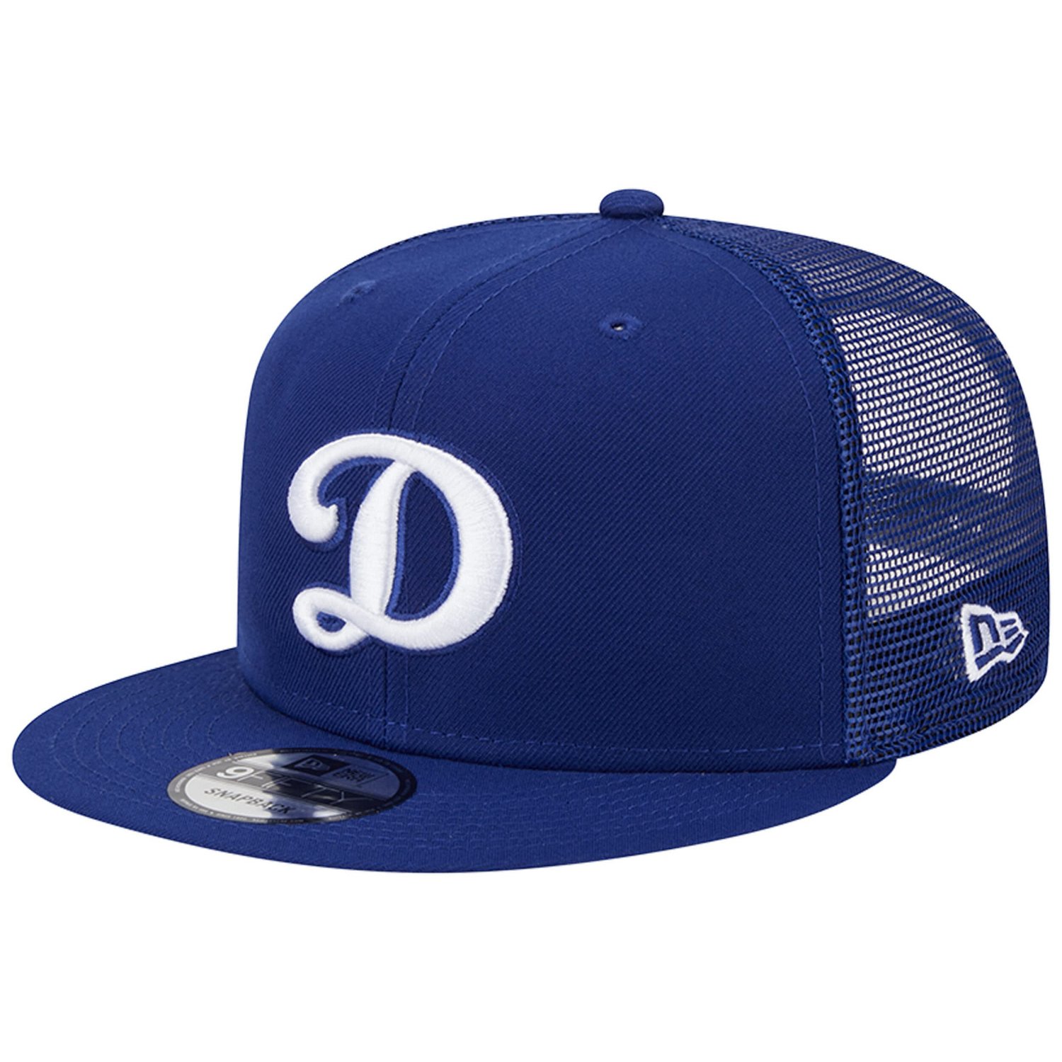 New Era Los Angeles Dodgers D Logo Team Color Trucker 9FIFTY Snapback Hat