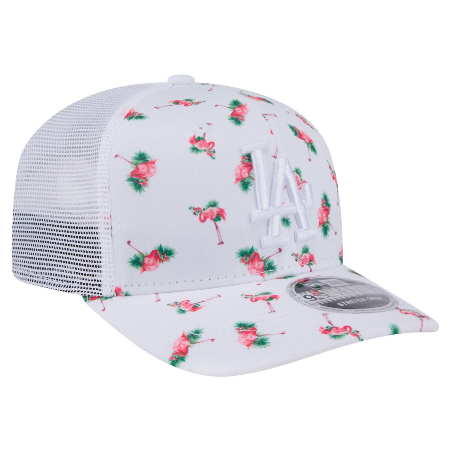 New Era Los Angeles Dodgers Flamingo Mesh Back 9SEVENTY Stretch-Snap Hat