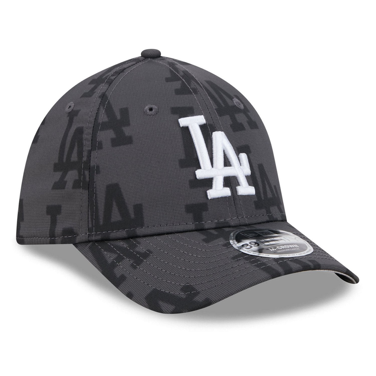 New Era Los Angeles Dodgers Halftone 39THIRTY Flex Hat - view number 3