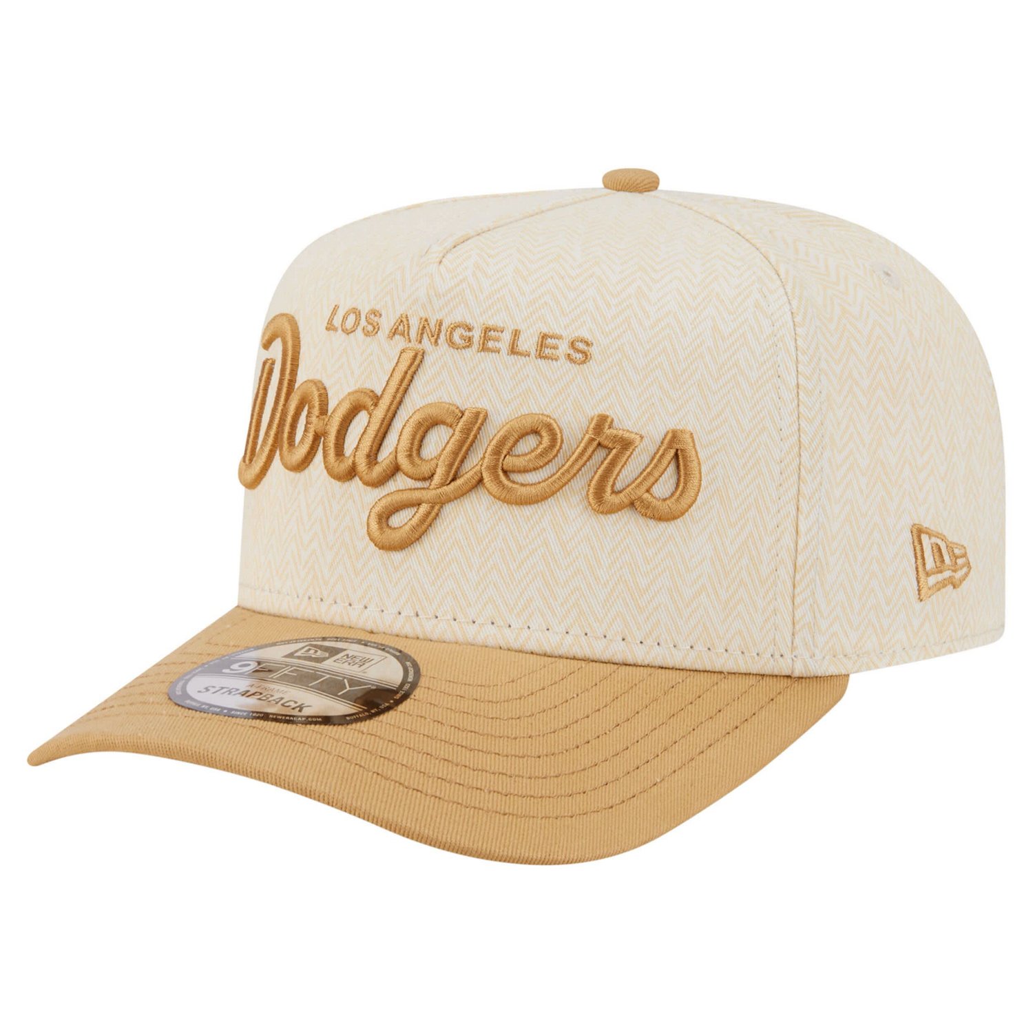 New Era Los Angeles Dodgers Herringbone 9FIFTY A-Frame Snapback Hat