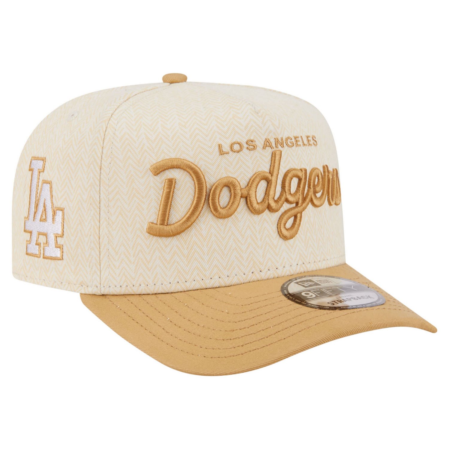 New Era Los Angeles Dodgers Herringbone 9FIFTY A-Frame Snapback Hat