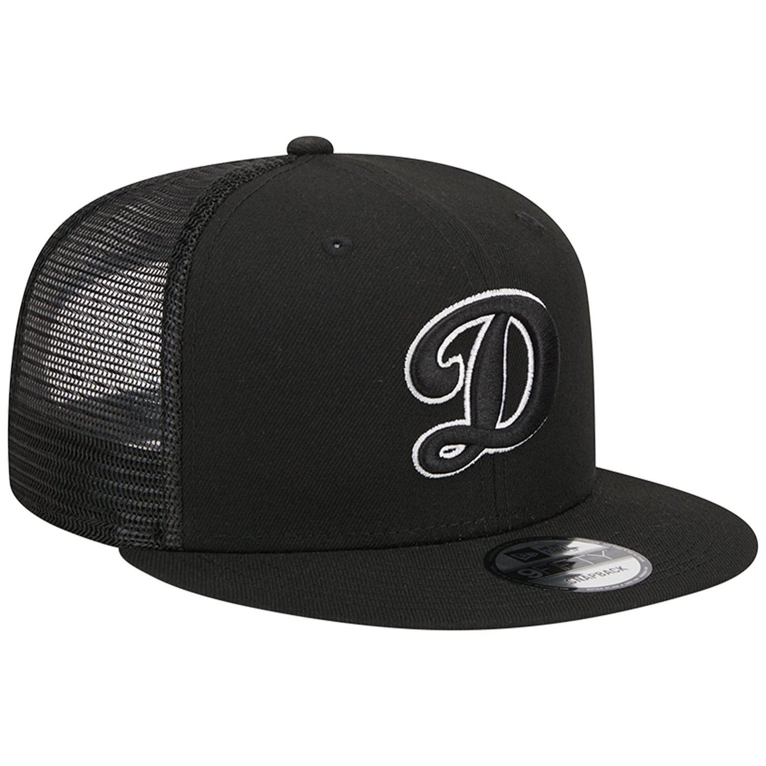 New Era Los Angeles Dodgers Letter Trucker 9FIFTY Snapback Hat - view number 3