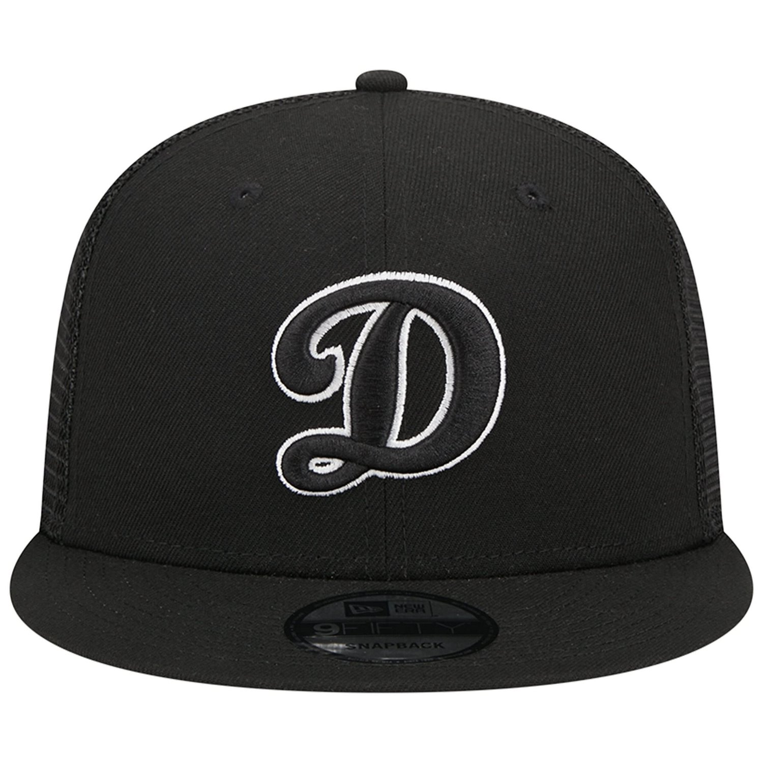 New Era Los Angeles Dodgers Letter Trucker 9FIFTY Snapback Hat - view number 2