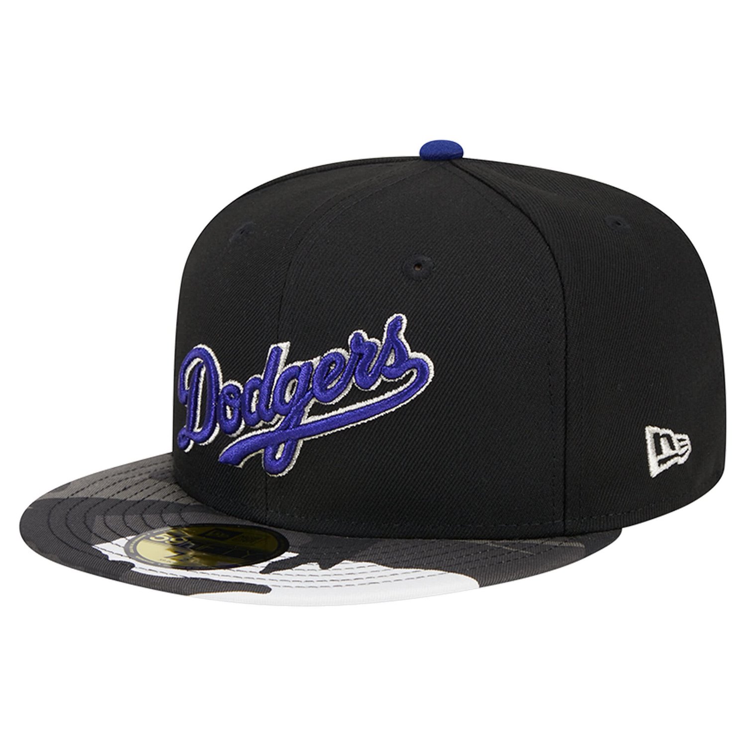 New Era Los Angeles Dodgers Metallic Camo 59FIFTY Fitted Hat                                                                     - view number 3
