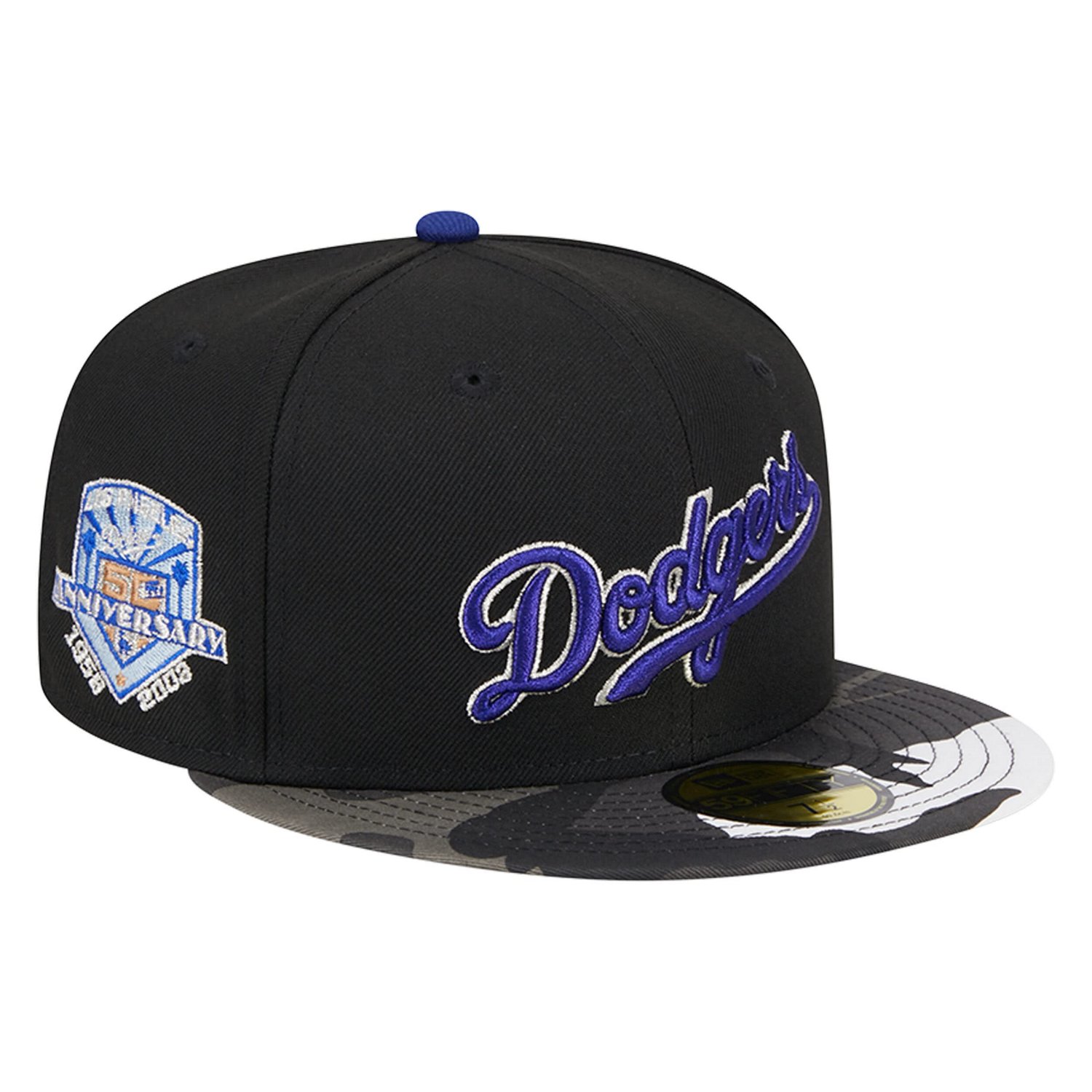 New Era Los Angeles Dodgers Metallic Camo 59FIFTY Fitted Hat                                                                     - view number 1