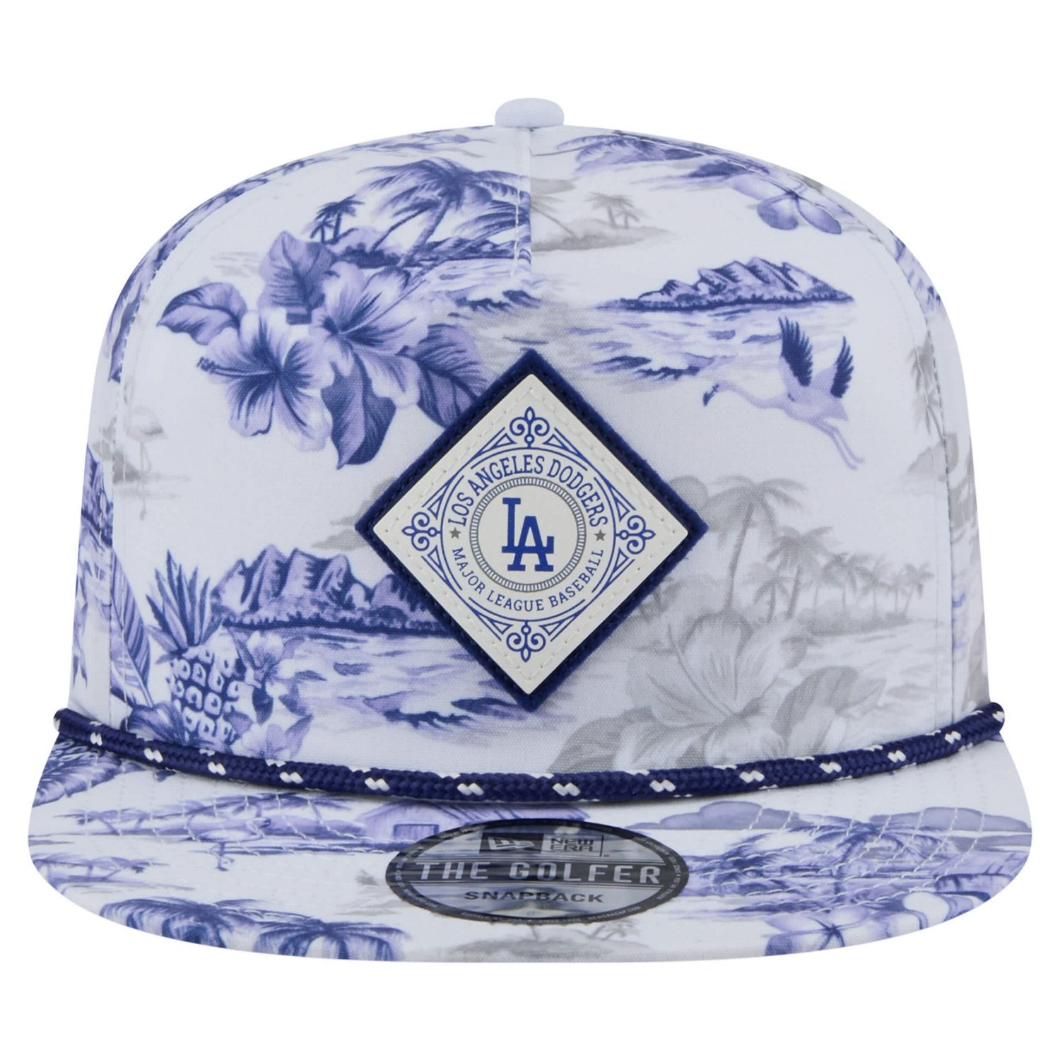 New Era Los Angeles Dodgers Printed Island Golfer Snapback Hat - view number 2