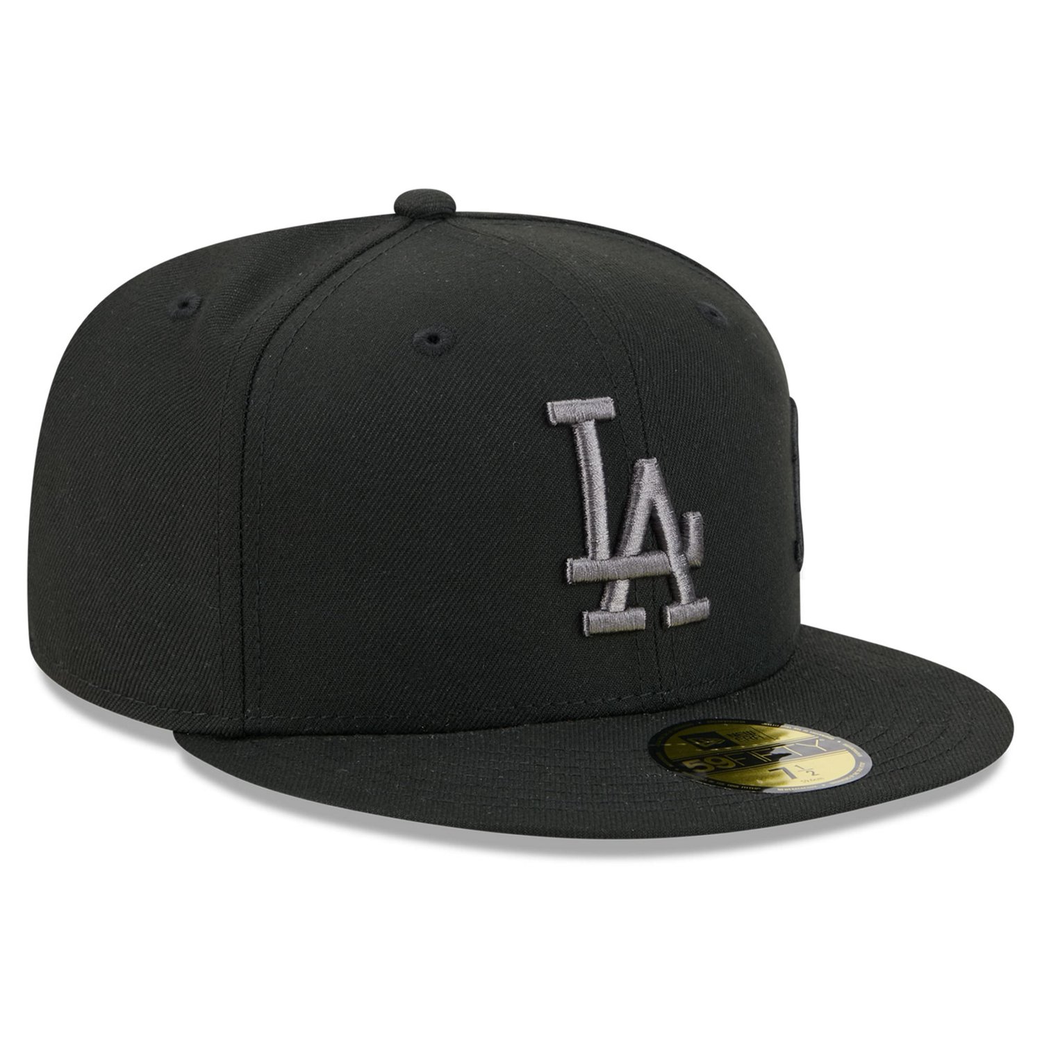 New Era Los Angeles Dodgers Side Script 59FIFTY Fitted Hat - view number 3
