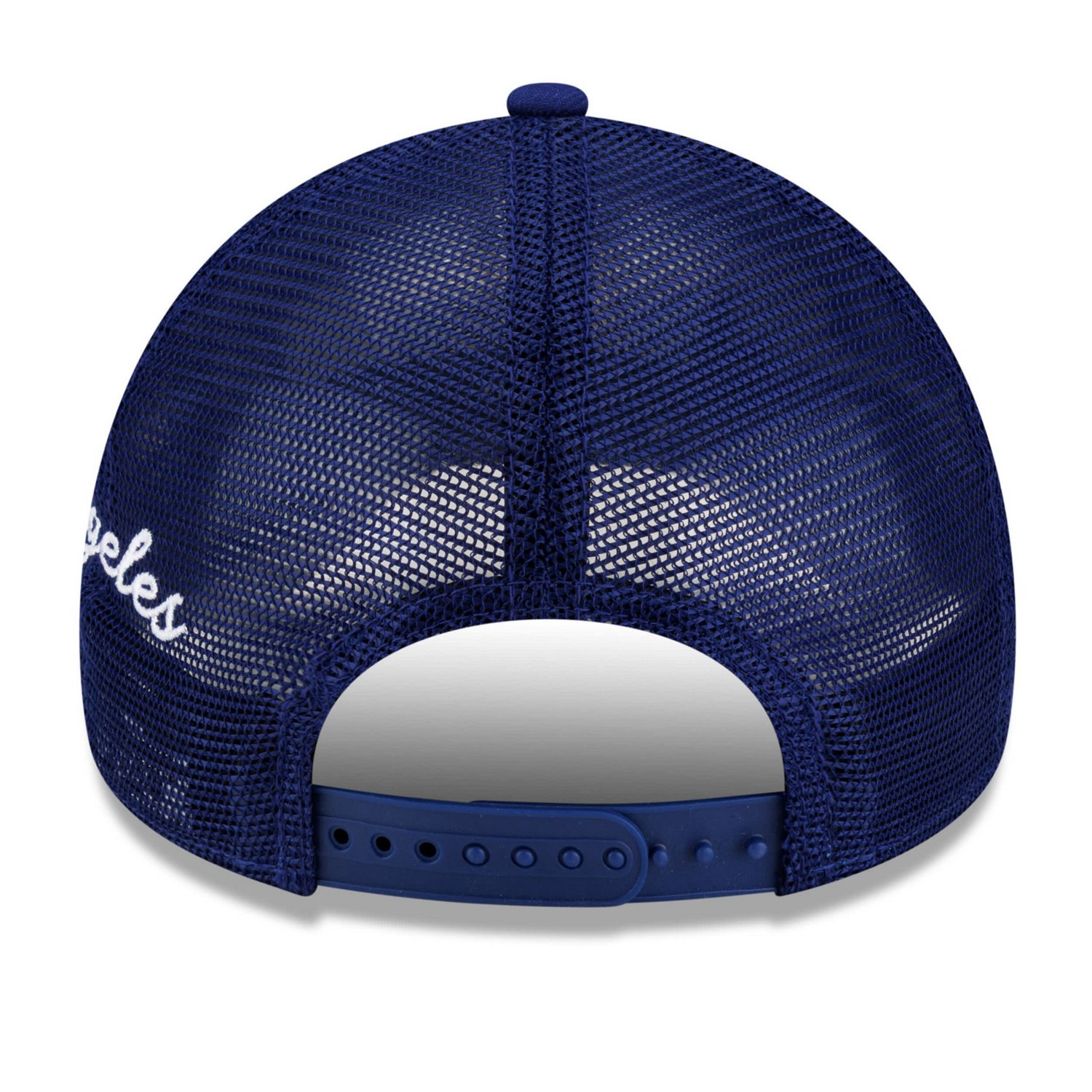 New Era Los Angeles Dodgers Side Script 9FORTY A-Frame Trucker Adjustable Hat