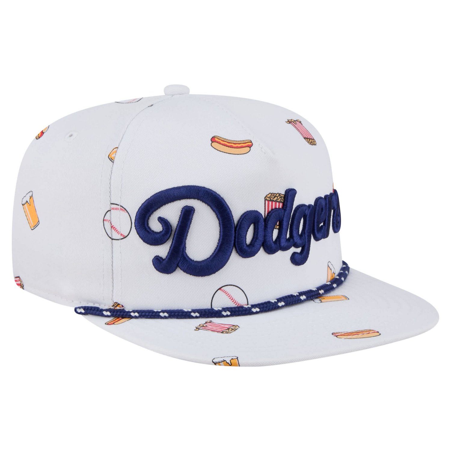 New Era Los Angeles Dodgers Team Cheer Rope 19TWENTY Adjustable Hat - view number 3