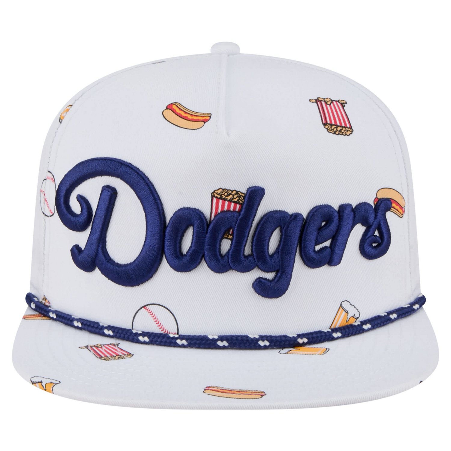 New Era Los Angeles Dodgers Team Cheer Rope 19TWENTY Adjustable Hat - view number 2