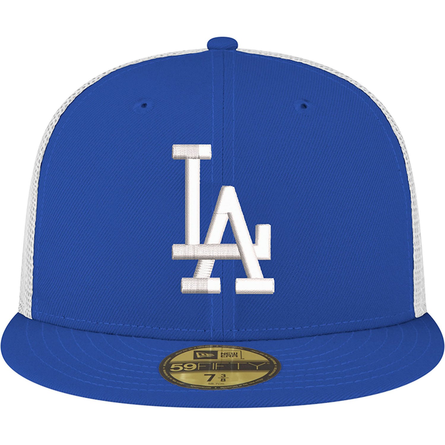New Era Los Angeles Dodgers Team Color 59FIFTY Trucker Fitted Hat - view number 2