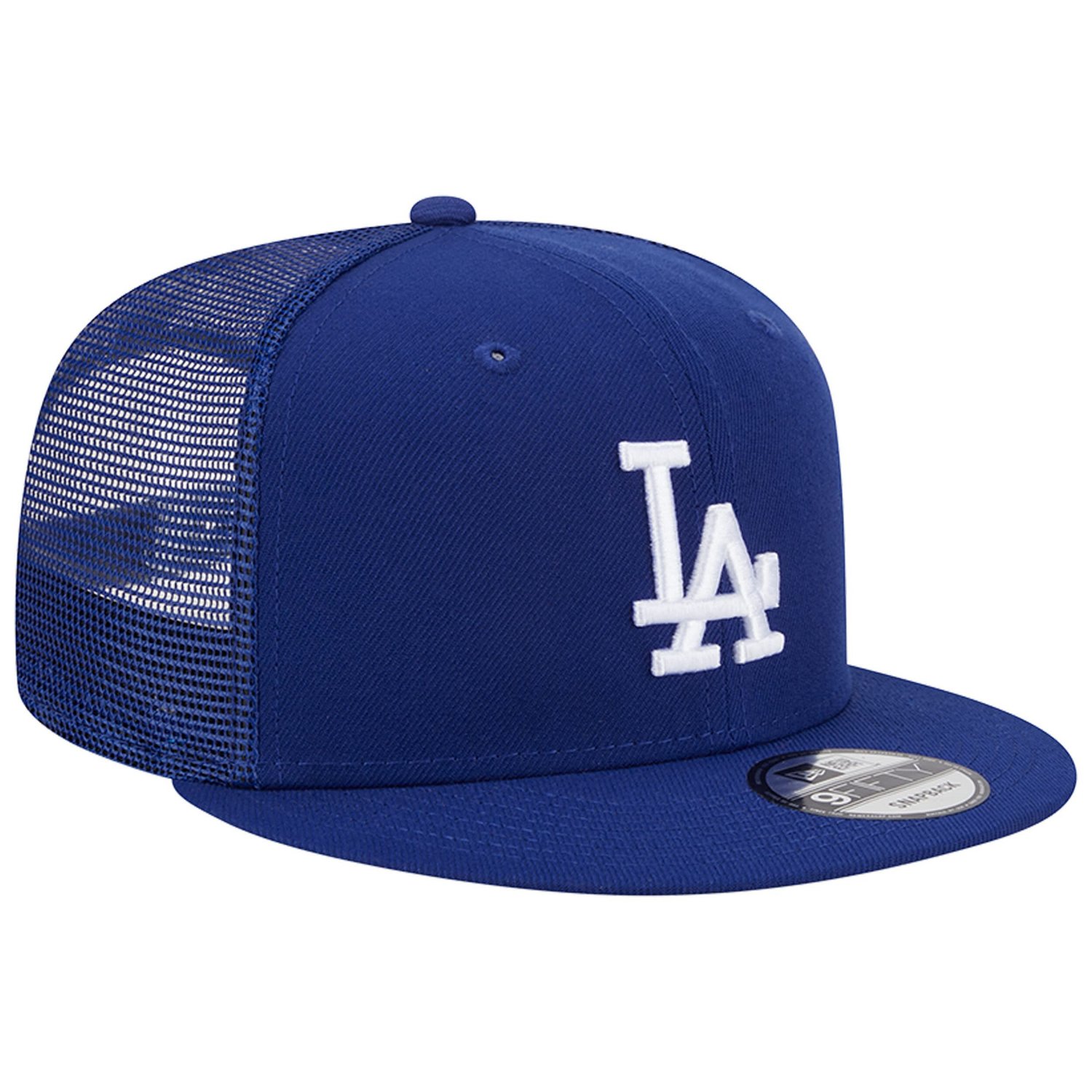 New Era Los Angeles Dodgers Team Color Trucker 9FIFTY Snapback Hat - view number 3