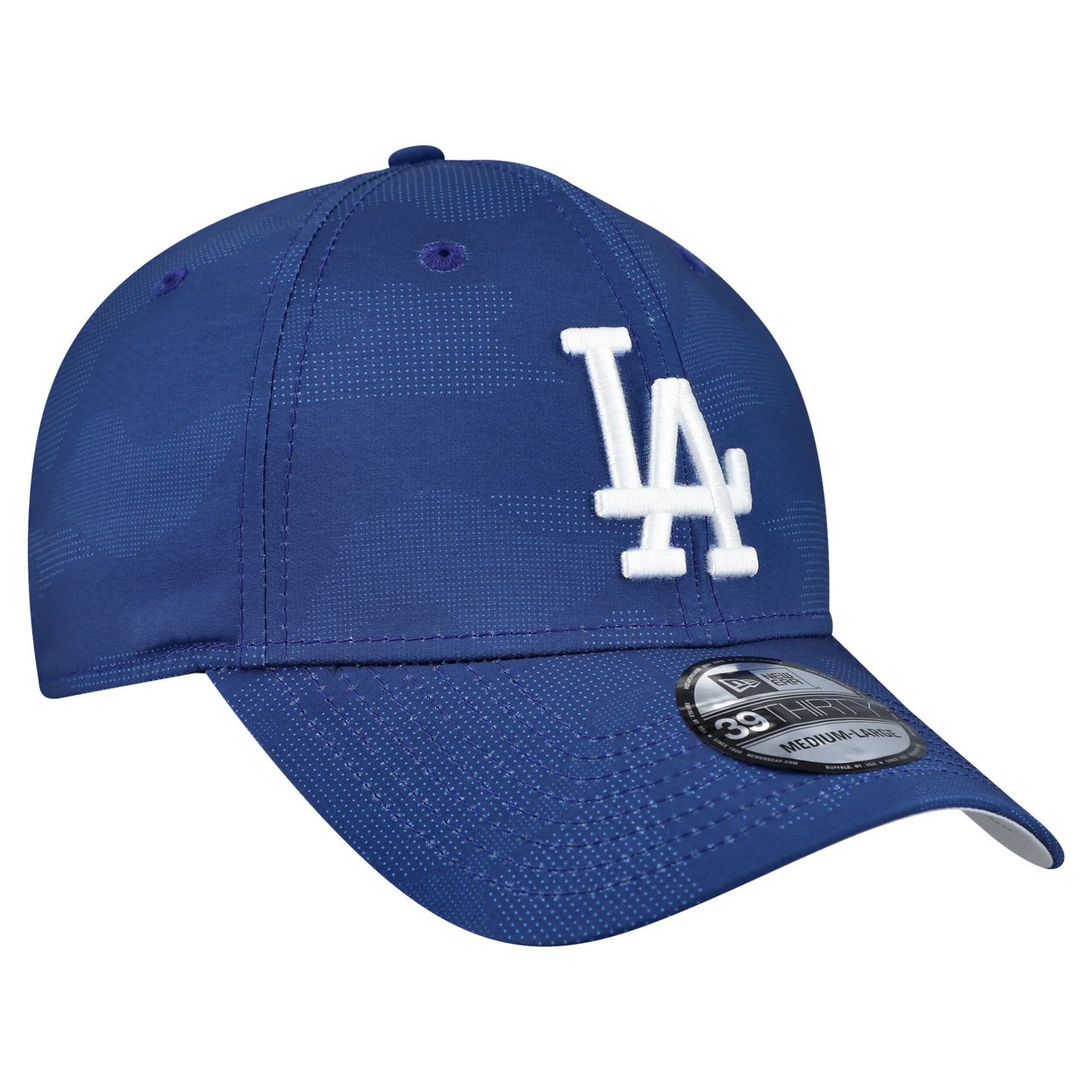New Era Los Angeles Dodgers Tonal Camo 39THIRTY Flex Hat - view number 3