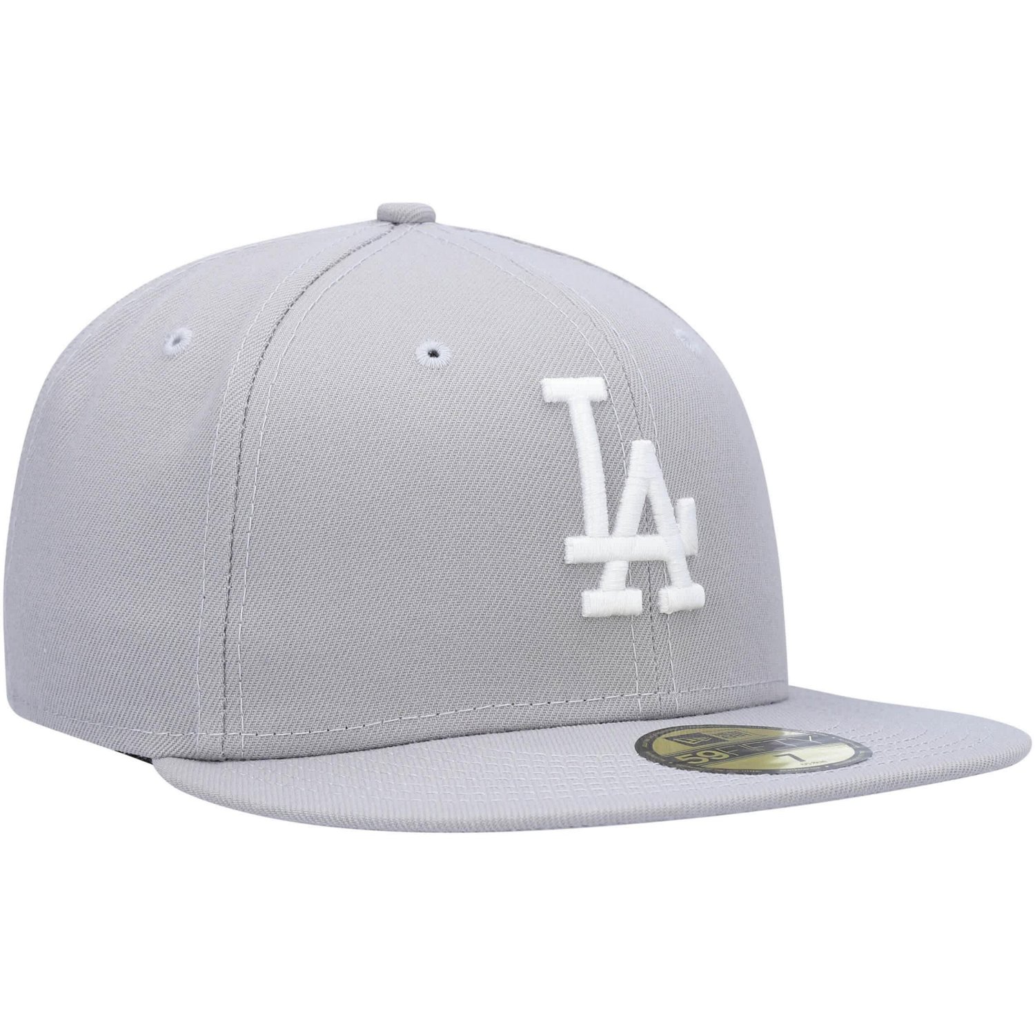 New Era Los Angeles Dodgers White Logo 59FIFTY Fitted Hat