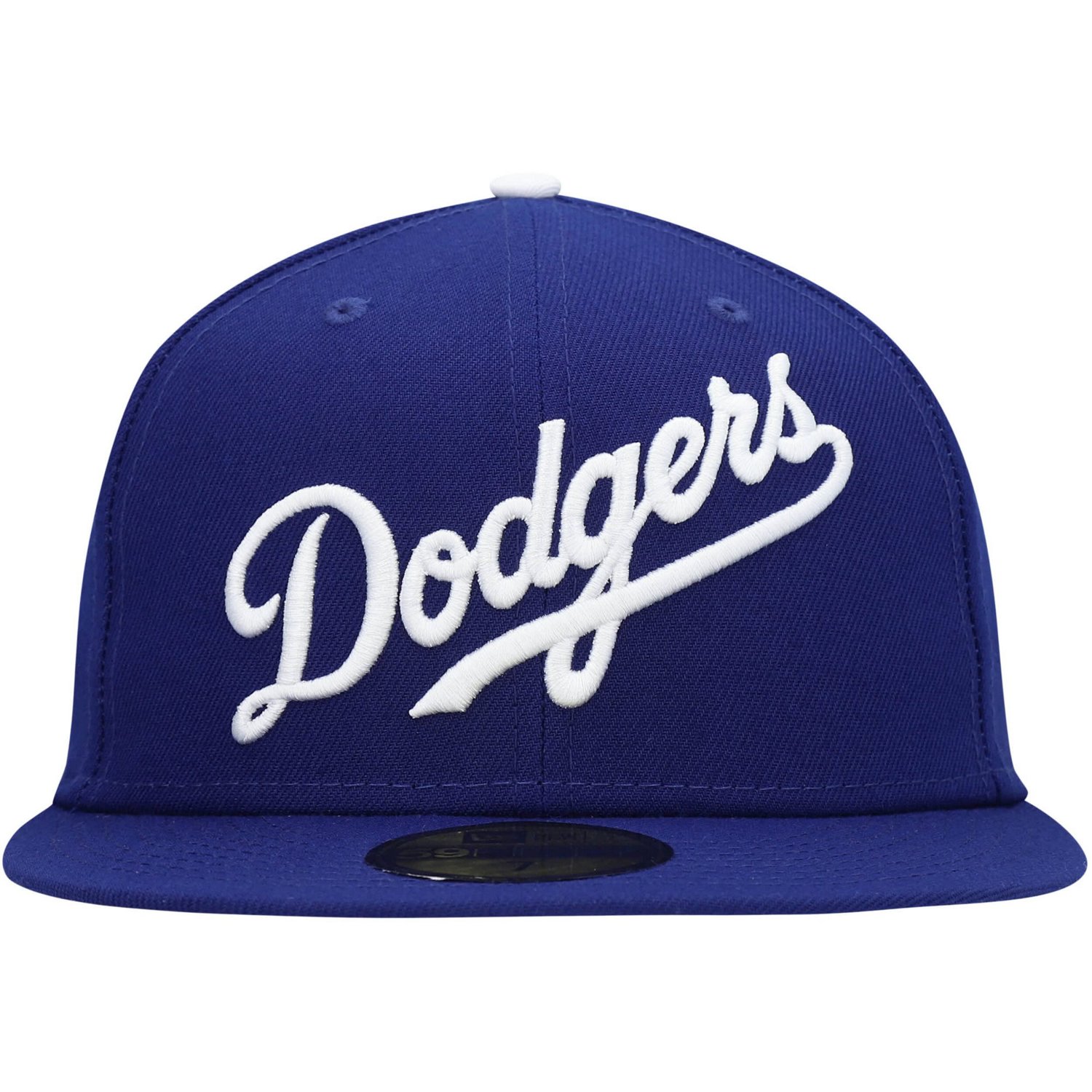 New Era Los Angeles Dodgers White Logo 59FIFTY Fitted Hat                                                                        - view number 2