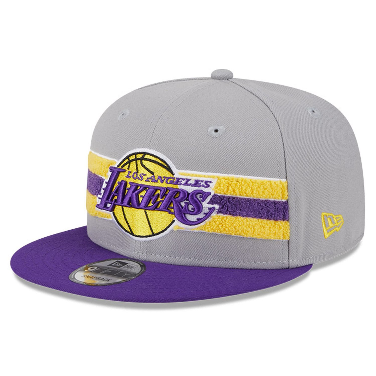 New Era Los Angeles Lakers Chenille Band 9FIFTY Snapback Hat