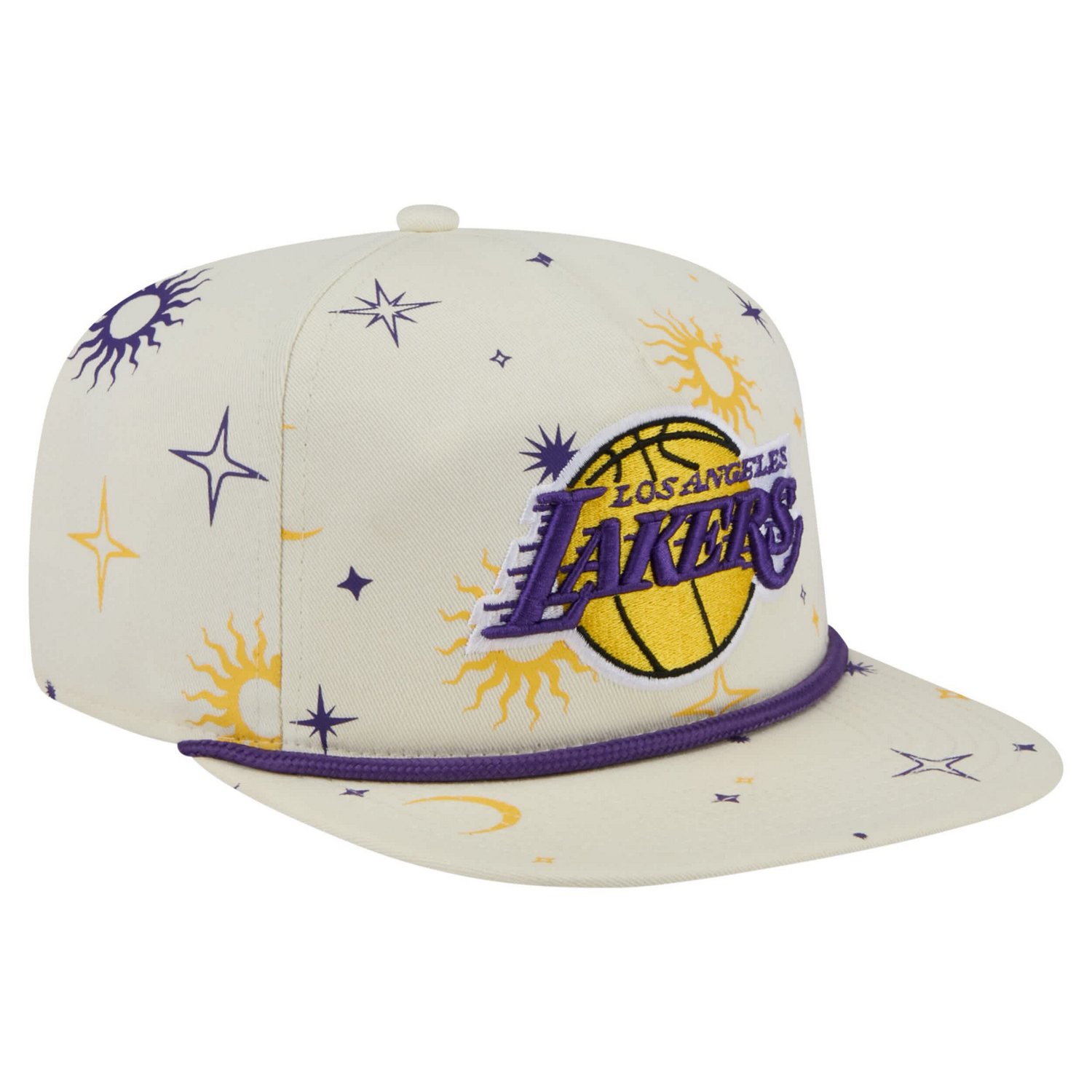 New Era Los Angeles Lakers Lunar Golfer Snapback Hat - view number 3