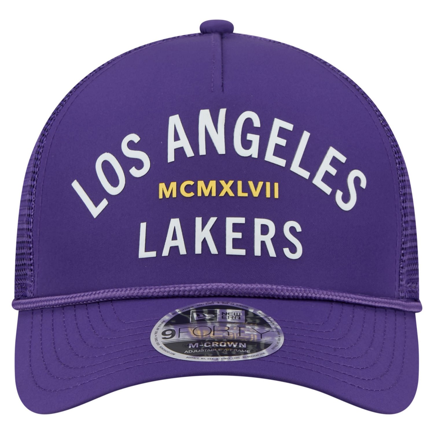 New Era Los Angeles Lakers Minimalist 9FORTY M-Crown Adjustable Hat - view number 2