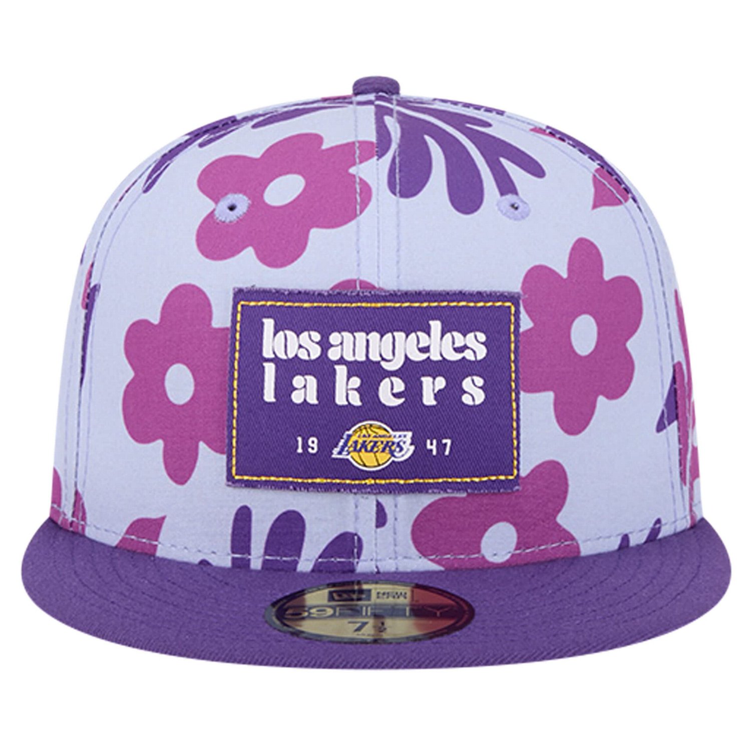 New Era Los Angeles Lakers Palm Fronds 2-Tone 59FIFTY Fitted Hat