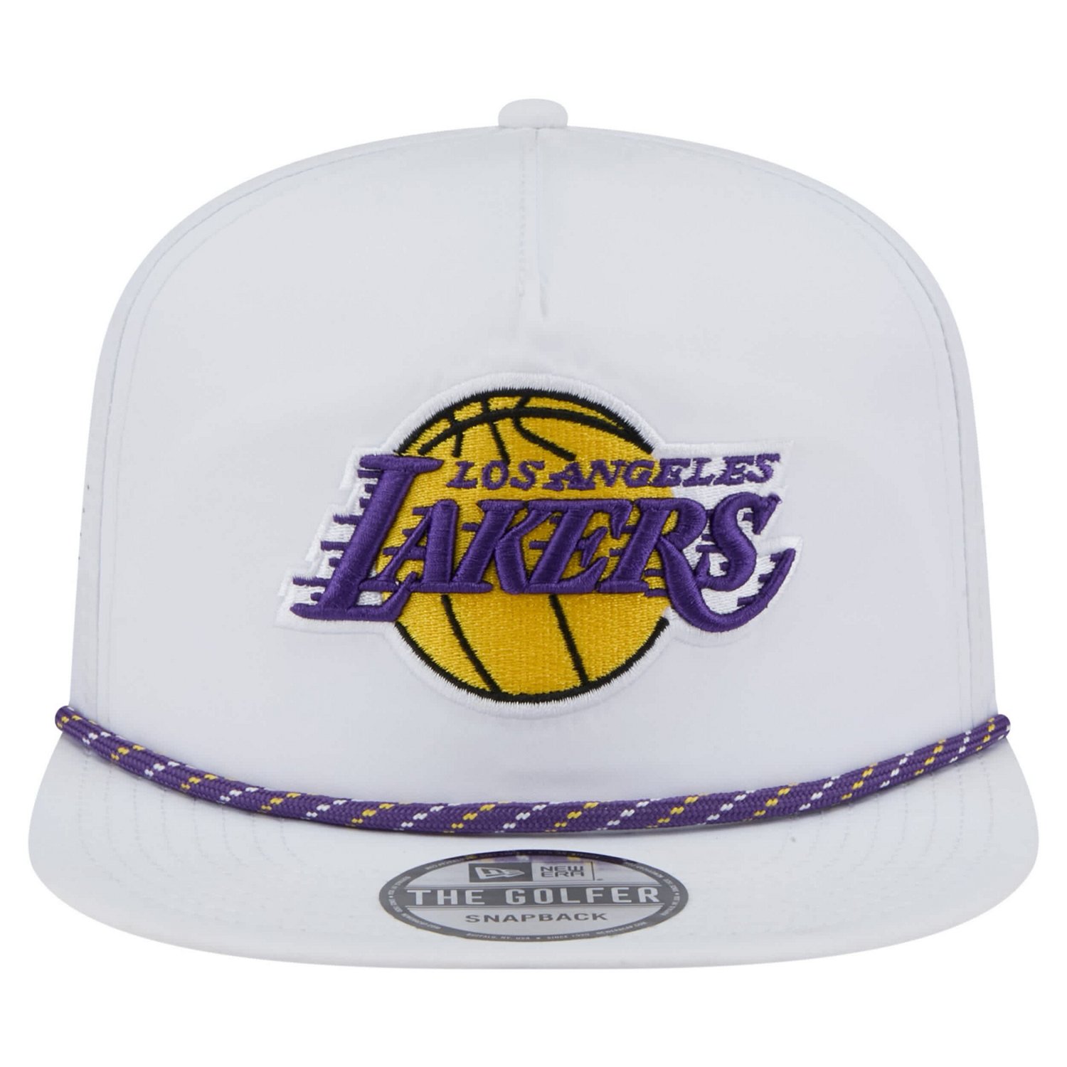 New Era Los Angeles Lakers Performance Rope Golfer Adjustable Hat - view number 2