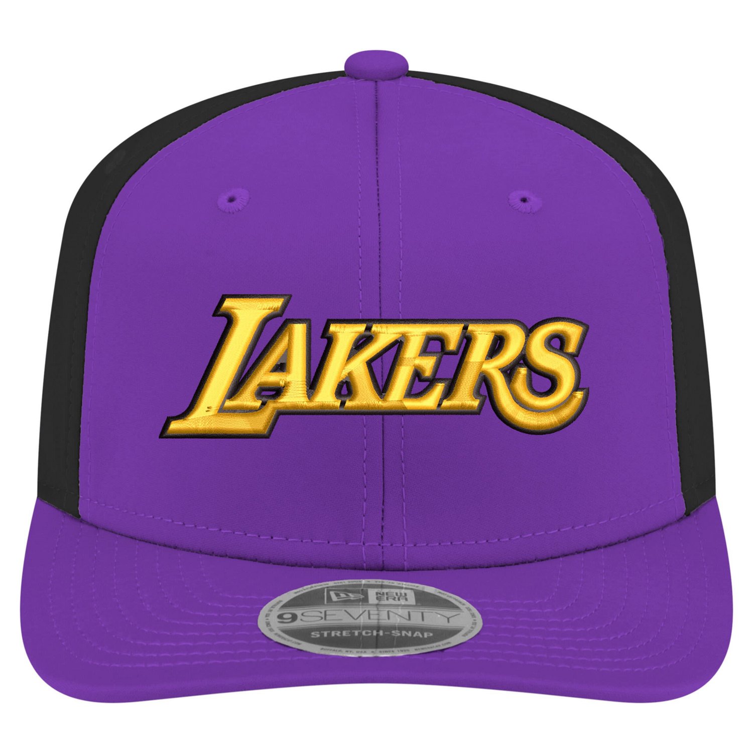 New Era Los Angeles Lakers Statement Edition Jersey Hook 9SEVENTY Stretch-Snap Hat - view number 2