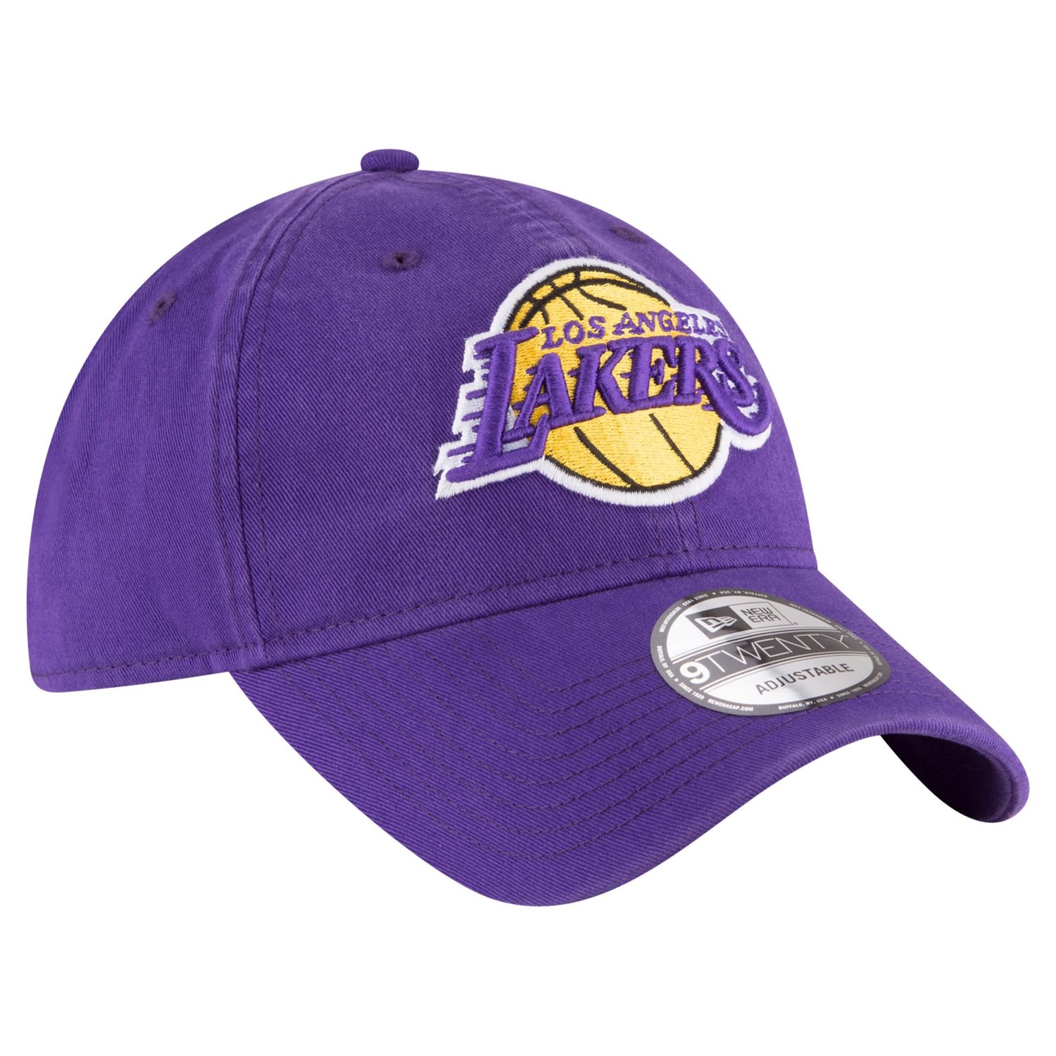 New Era Los Angeles Lakers Team 20 9TWENTY Adjustable Hat - view number 3