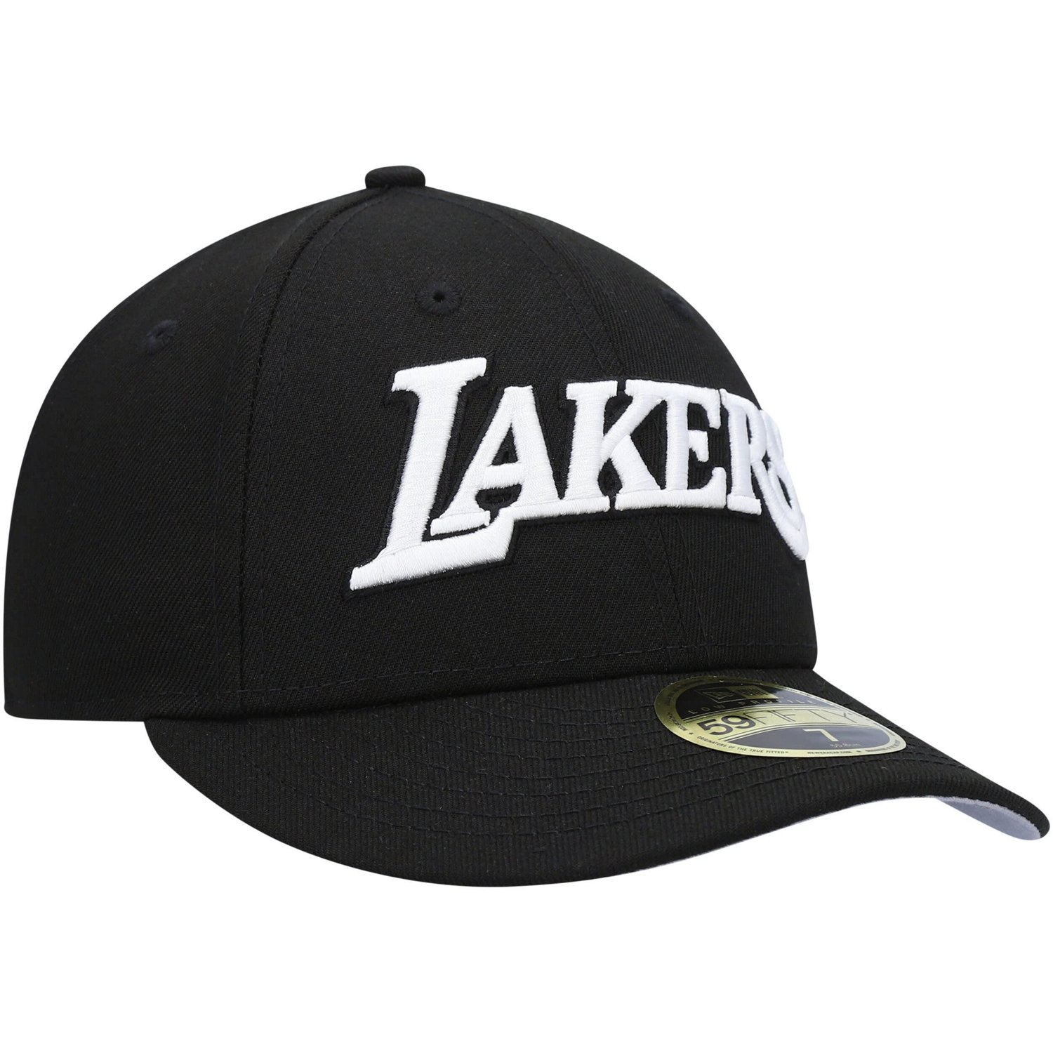 New Era Los Angeles Lakers Team Logo Low Profile 59FIFTY Fitted Hat - view number 3