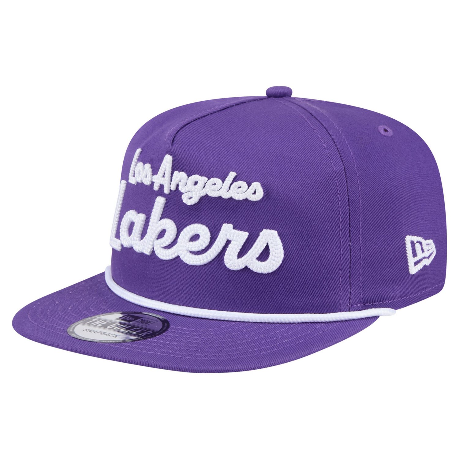 New Era Los Angeles Lakers Team Text Golfer Snapback Hat - view number 3