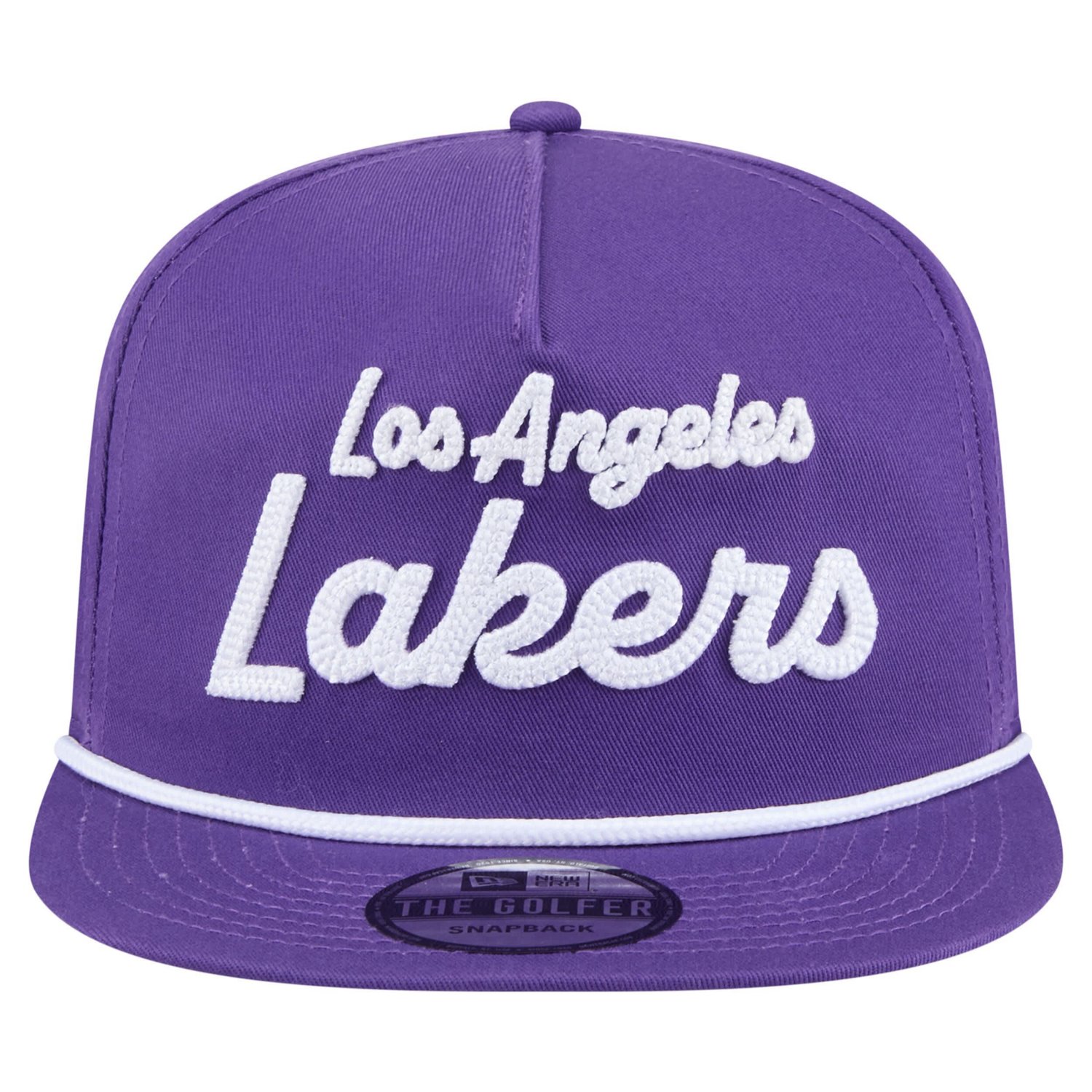 New Era Los Angeles Lakers Team Text Golfer Snapback Hat - view number 2
