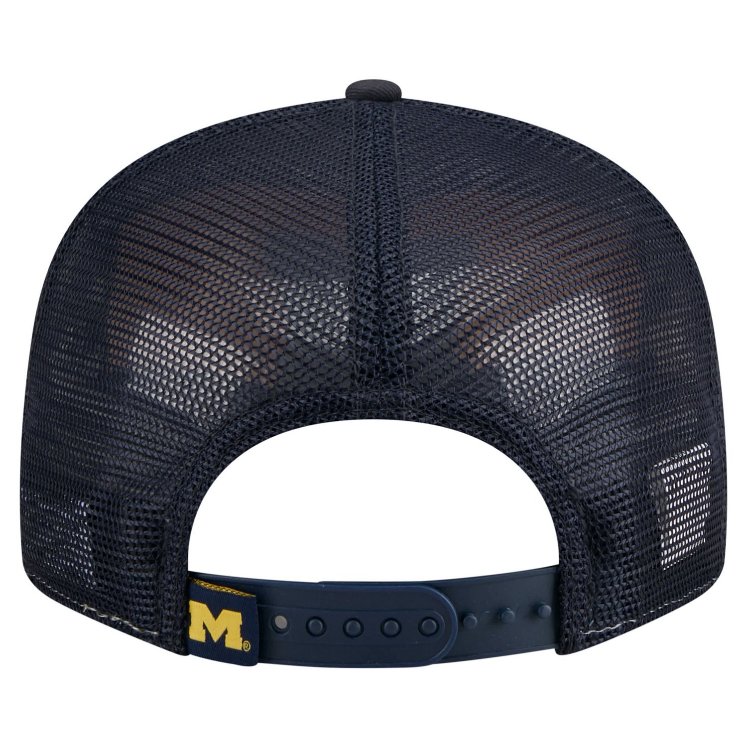 New Era Maize Michigan Wolverines Outdoor Wide Panel 9FIFTY Snapback Trucker Hat - view number 4