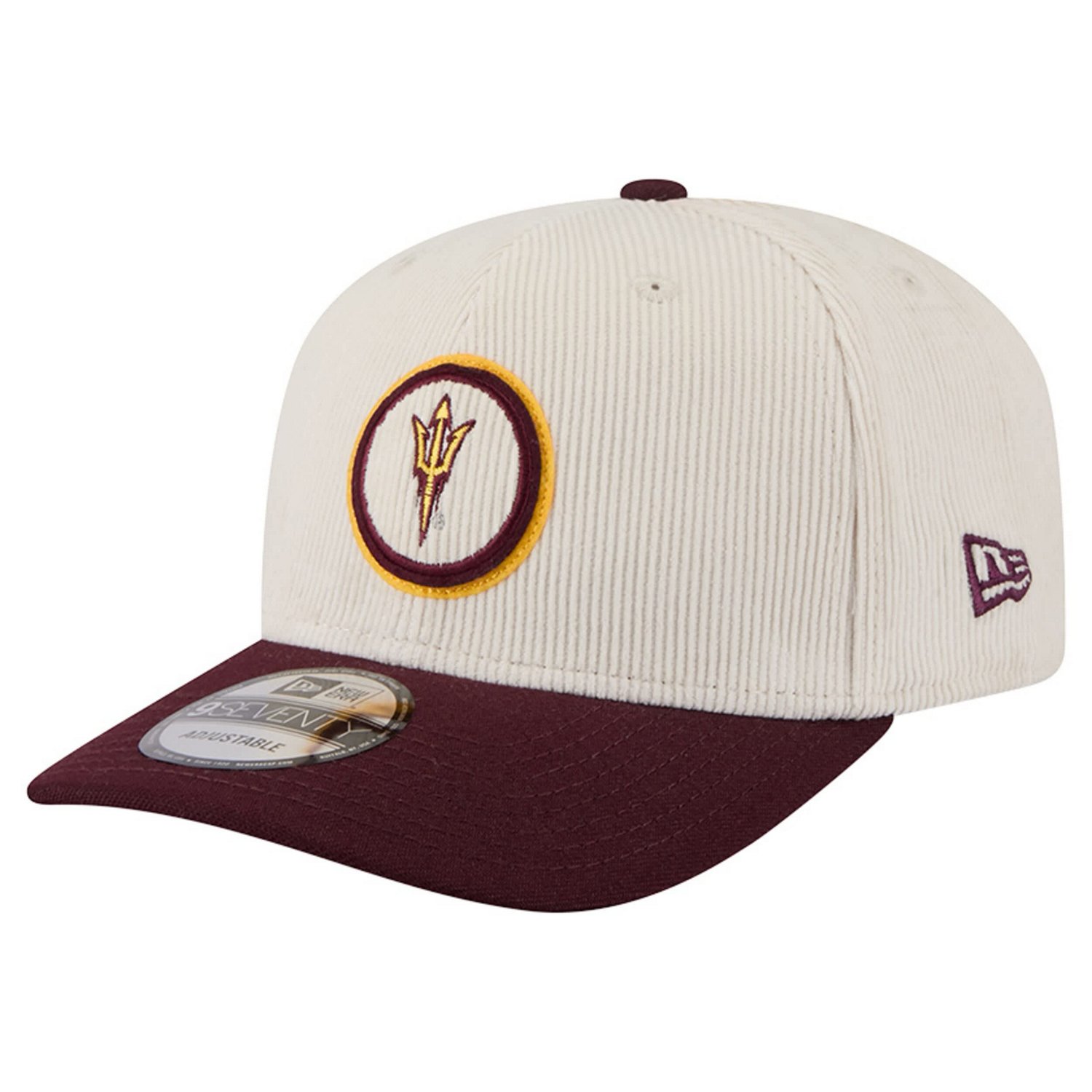 New Era Maroon Arizona State Sun Devils Loyal Corduroy 9SEVENTY Adjustable Hat - view number 3