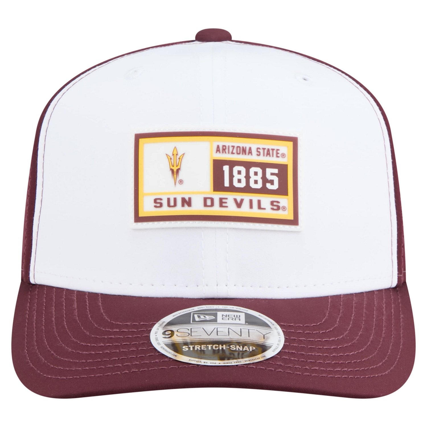 New Era Maroon Arizona State Sun Devils Perforated Patched 9SEVENTY Adjustable Hat - view number 2
