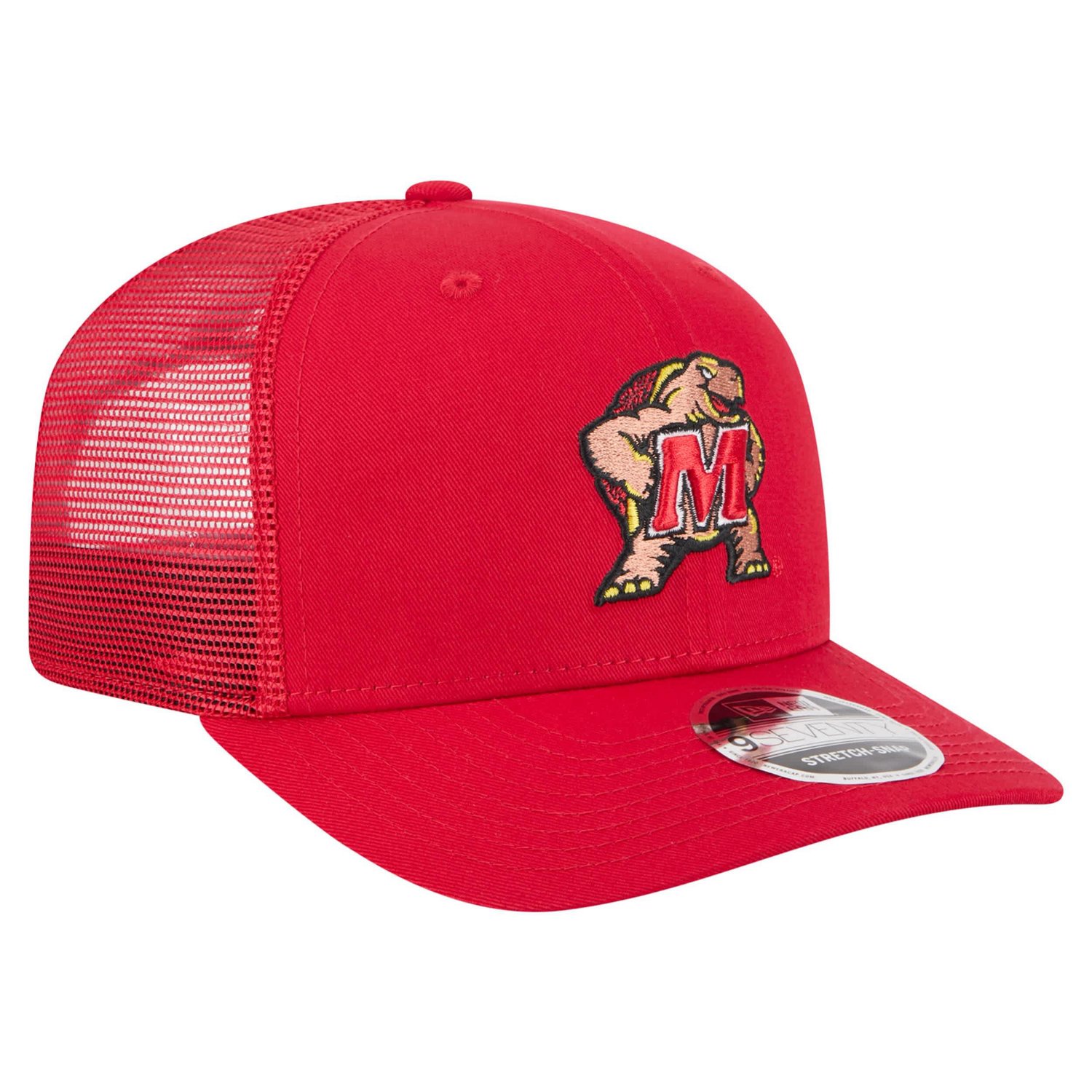 New Era Maryland Terrapins Primary 9SEVENTY Trucker Stretch-Snap Hat - view number 3