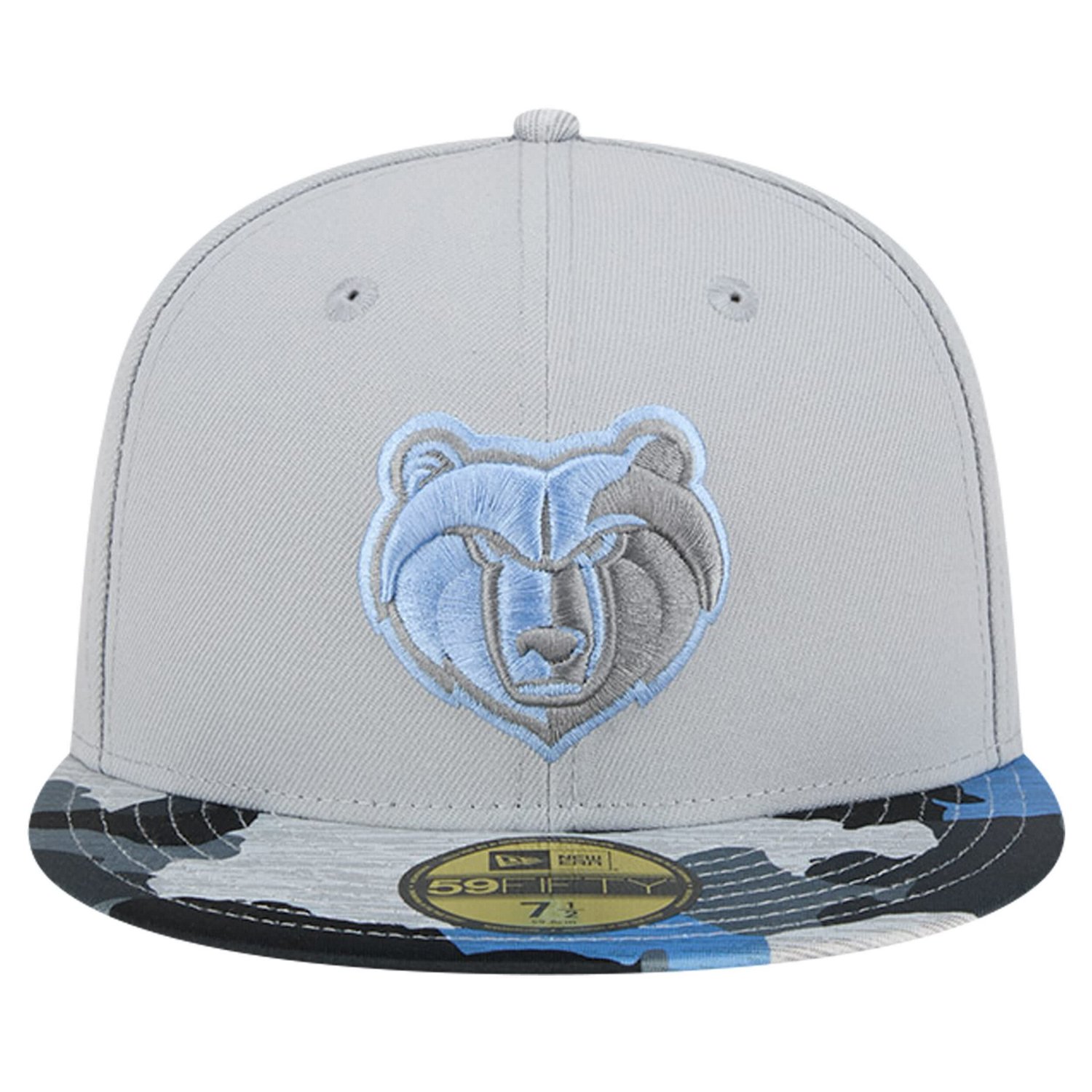 New Era Memphis Grizzlies Active Color Camo Visor 59FIFTY Fitted Hat - view number 2
