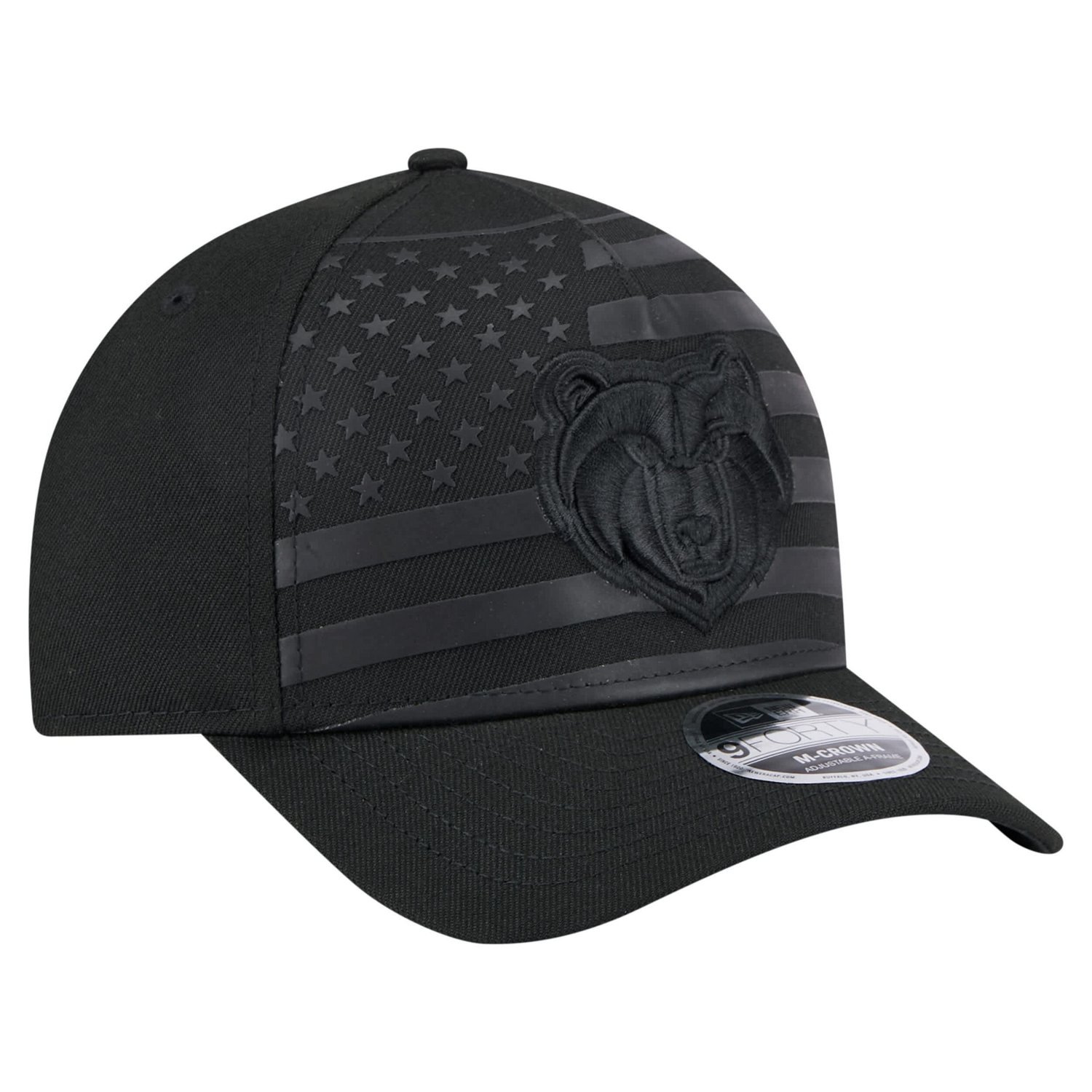 New Era Memphis Grizzlies Game Day Flag A-Frame 9FORTY Adjustable Hat                                                            - view number 3