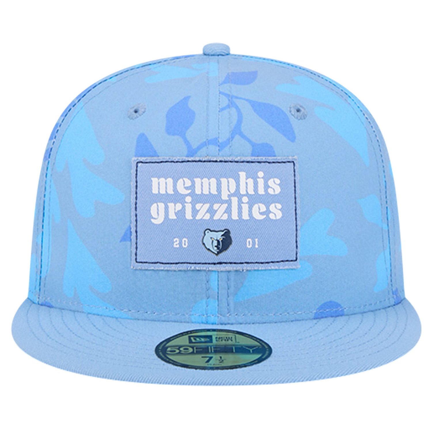 New Era Memphis Grizzlies Palm Fronds 2-Tone 59FIFTY Fitted Hat                                                                  - view number 2