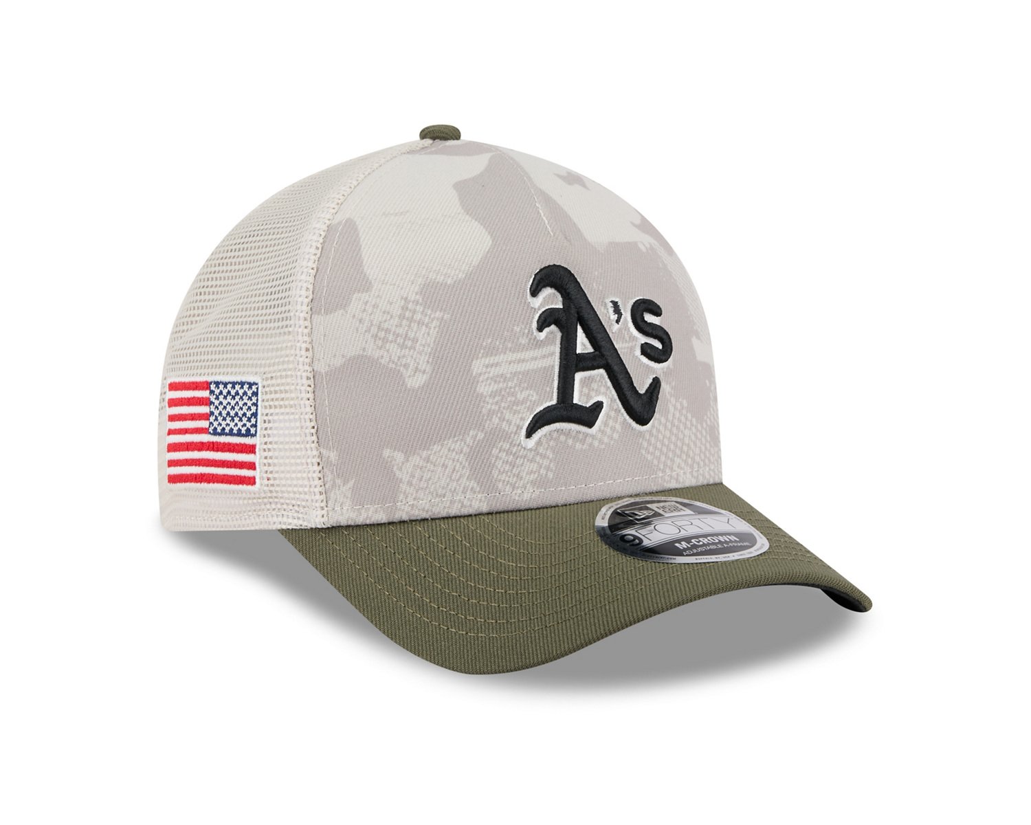 New Era Men's Athletics  2025 Armed Forces Day M-Crown 9FORTY A-Frame - view number 4