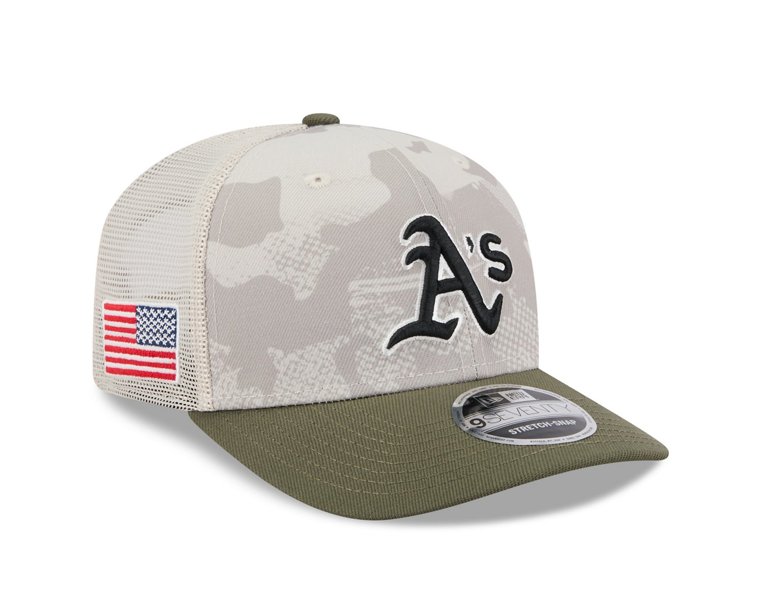 New Era Men's Athletics  2025 Armed Forces Day Stretch Snap 9SEVENTY - view number 4