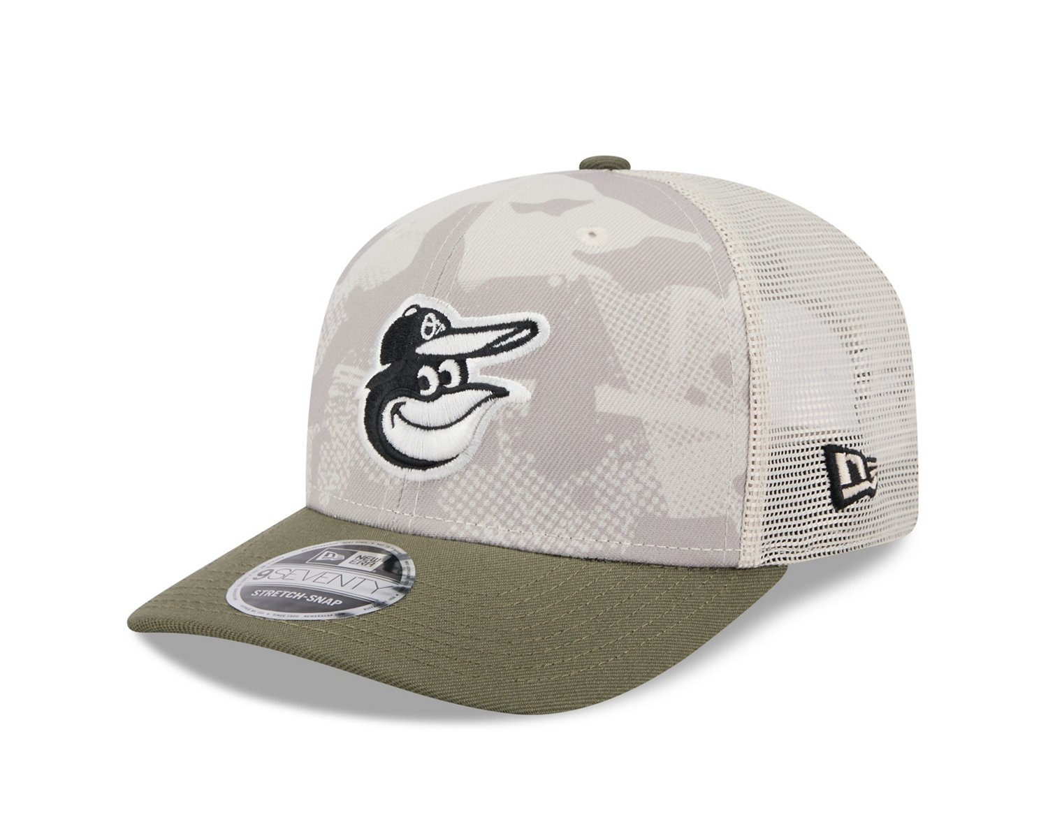 New Era Men's Baltimore Orioles  2025 Armed Forces Day Stretch Snap 9SEVENTY