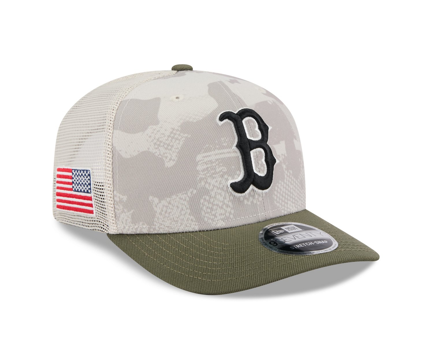 New Era Men's Boston Red Sox  2025 Armed Forces Day Stretch Snap 9SEVENTY - view number 4
