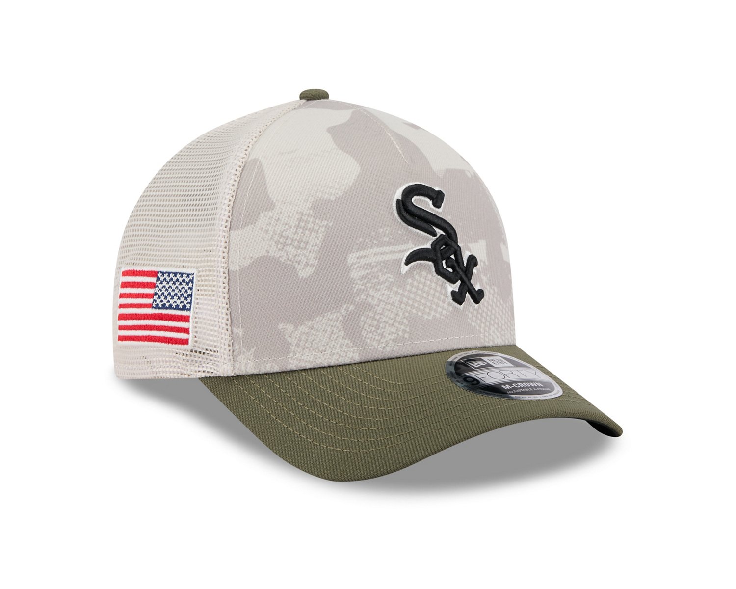New Era Men's Chicago White Sox  2025 Armed Forces Day M-Crown 9FORTY A-Frame - view number 4